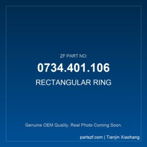 ZF RECTANGULAR RING 0734.401.106