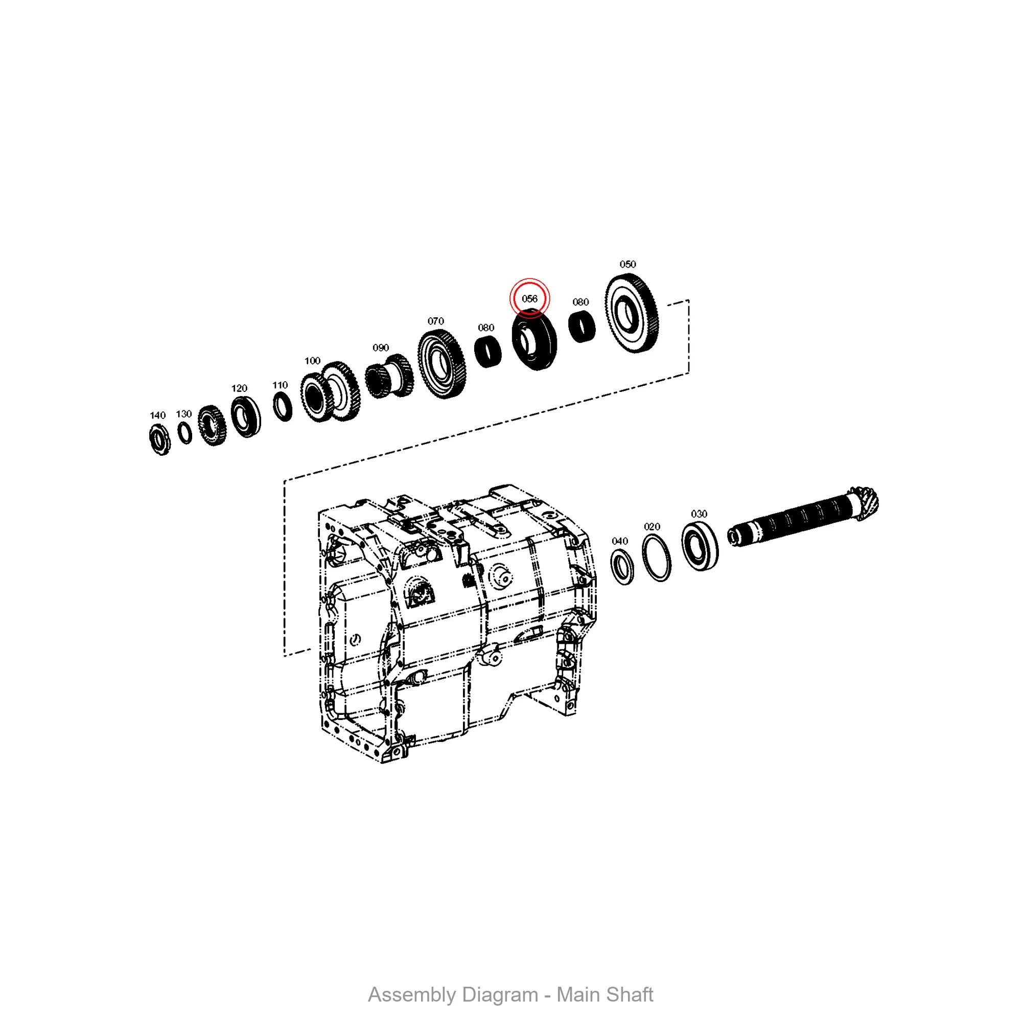 ZF 0501.007.517 SYNCHRONIZER - Transmission Assembly Exploded View Diagram