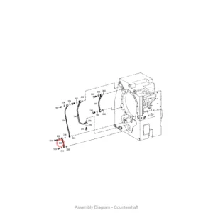 ZF 0501 206 019 HOSE PIPE Assembly Diagram