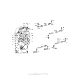 ZF 0501 209 156 HOSE PIPE Assembly Diagram