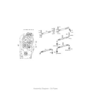 ZF 0501 211 400 HOSE PIPE Assembly Diagram