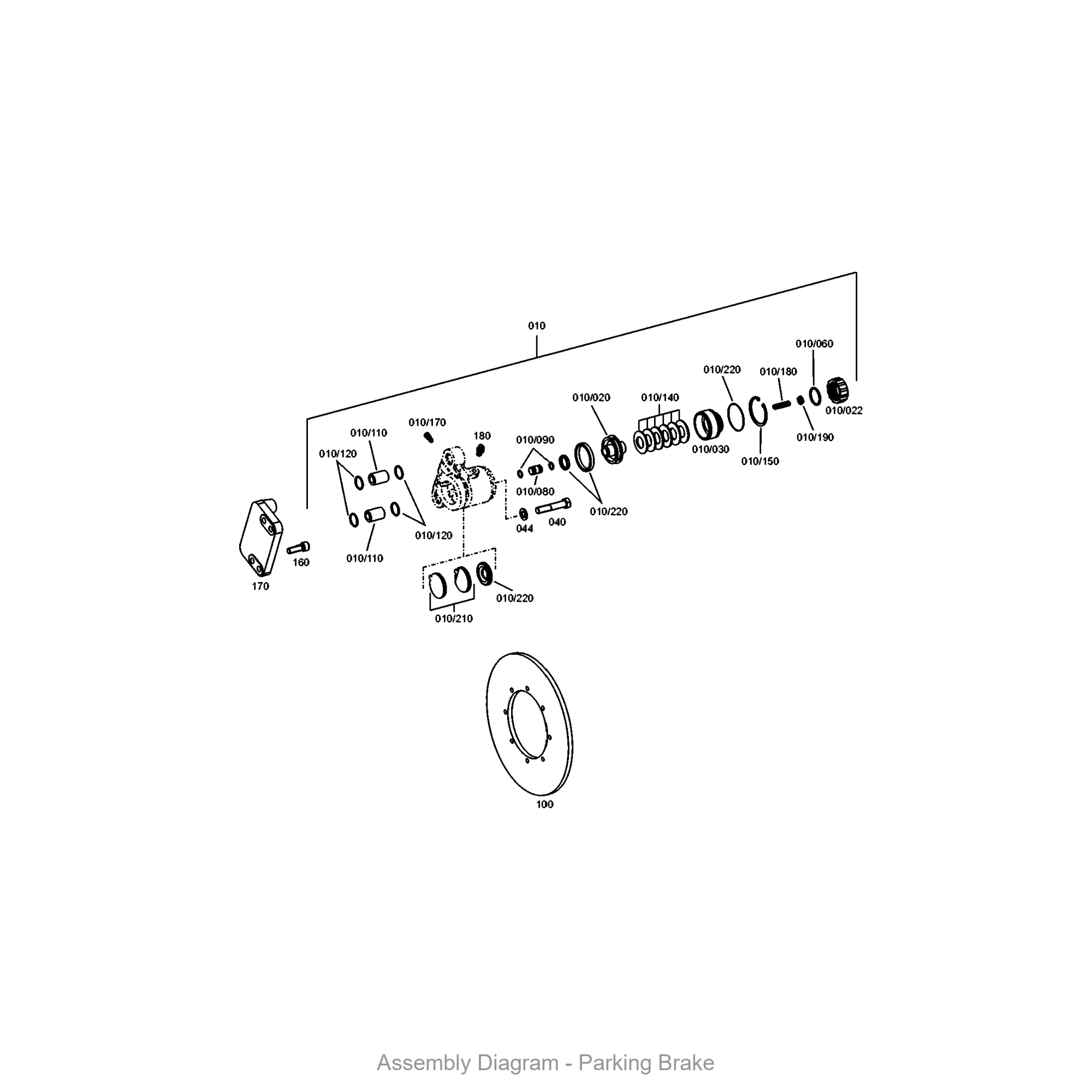 ZF 0501.212.784 SEAL KIT - Transmission Assembly Exploded View Diagram