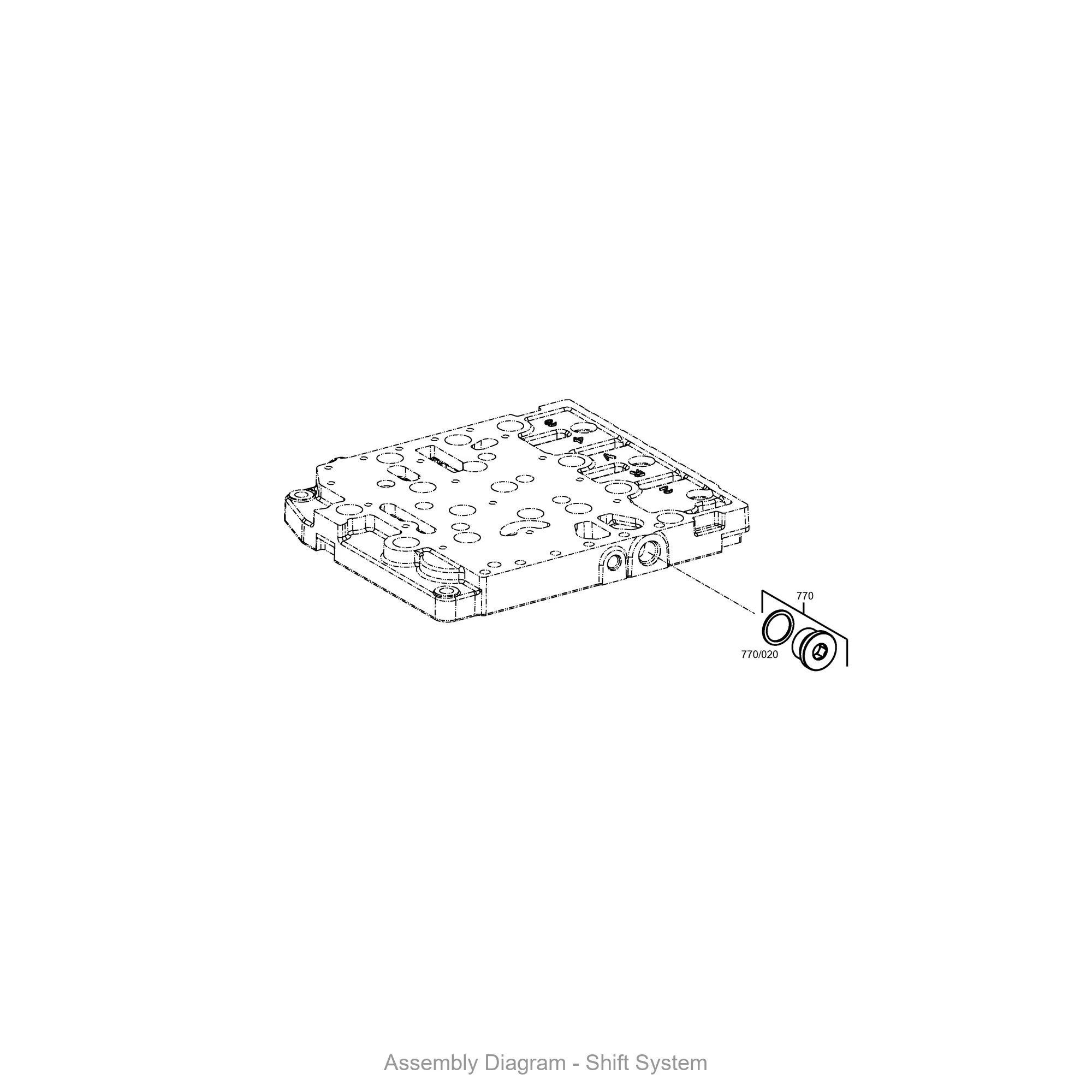 ZF 0501.213.997 PRESSURE REGULATOR - Transmission Assembly Exploded View Diagram