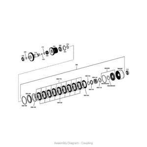 ZF 0501 214 011 OUTER CLUTCH DISK Assembly Diagram