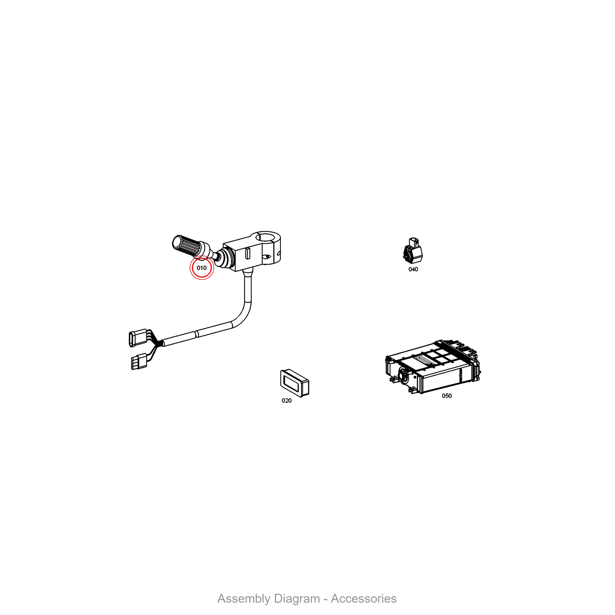 ZF 0501.216.208 RANGE SELECTOR - Transmission Assembly Exploded View Diagram
