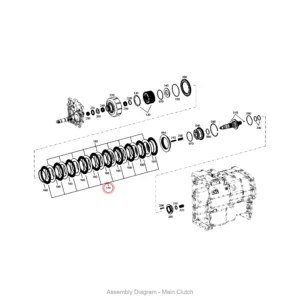 ZF 0501 221 326 LINED CLUTCH DISK Assembly Diagram