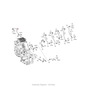 ZF 0501 223 079 HOSE PIPE Assembly Diagram