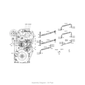 ZF 0501 223 087 HOSE PIPE Assembly Diagram