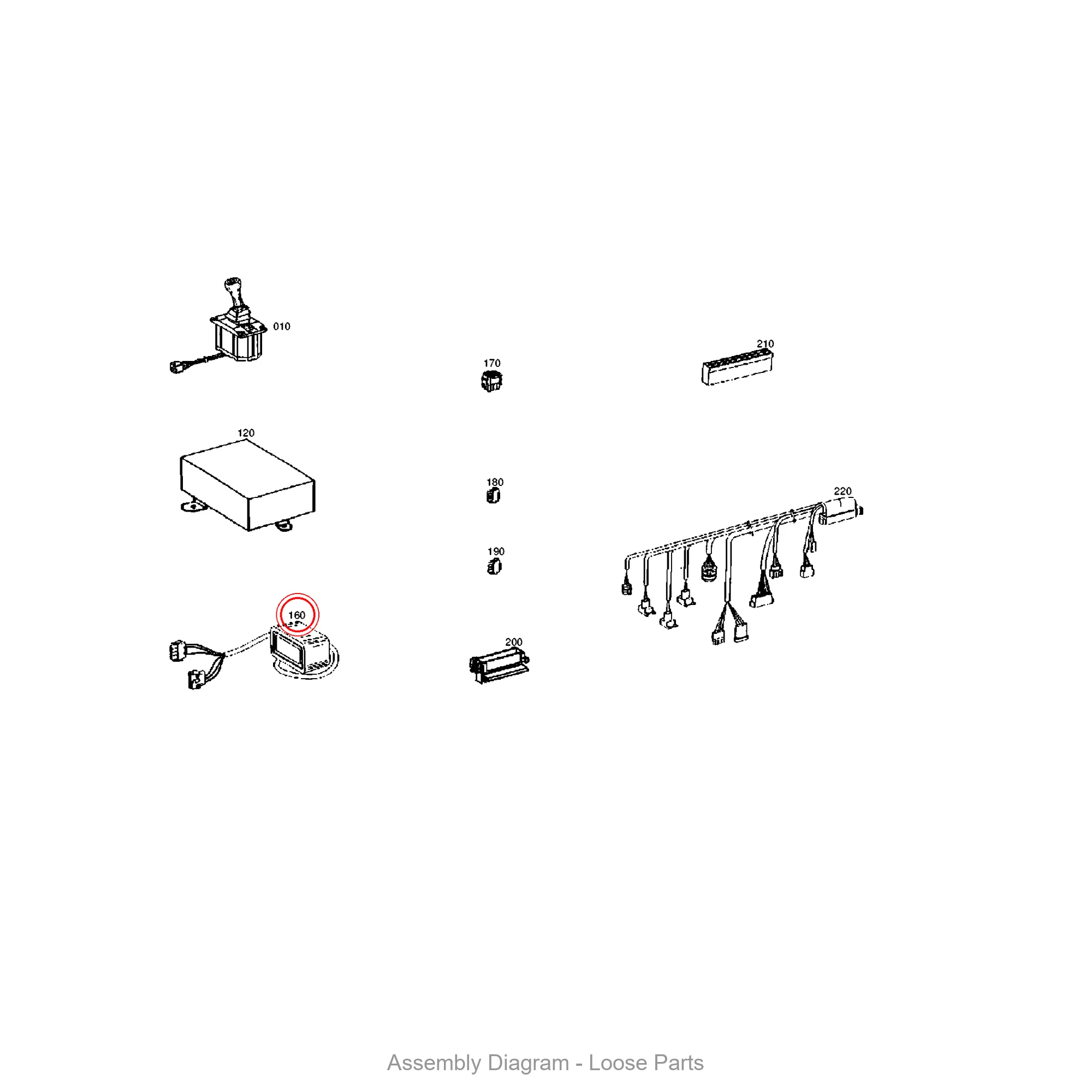 ZF 0501.236.174 DISPLAY - Transmission Assembly Exploded View Diagram