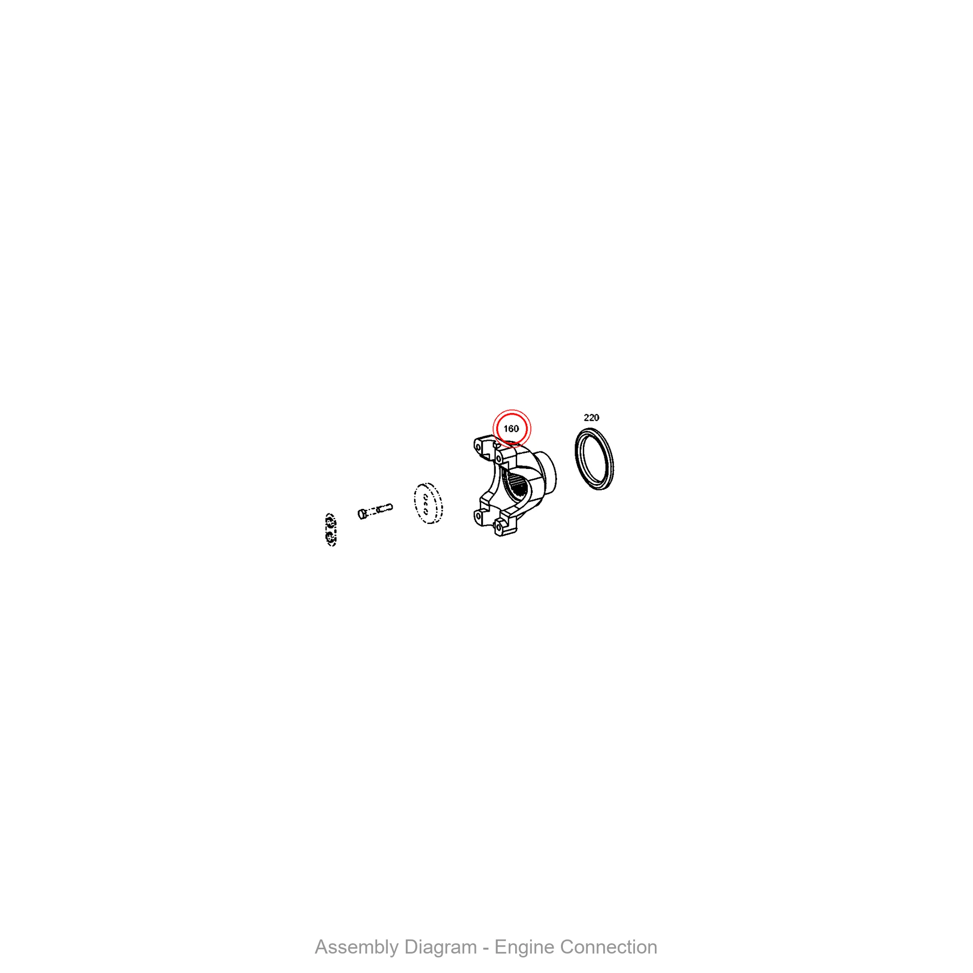 ZF 0501.317.937 END YOKE - Transmission Assembly Exploded View Diagram