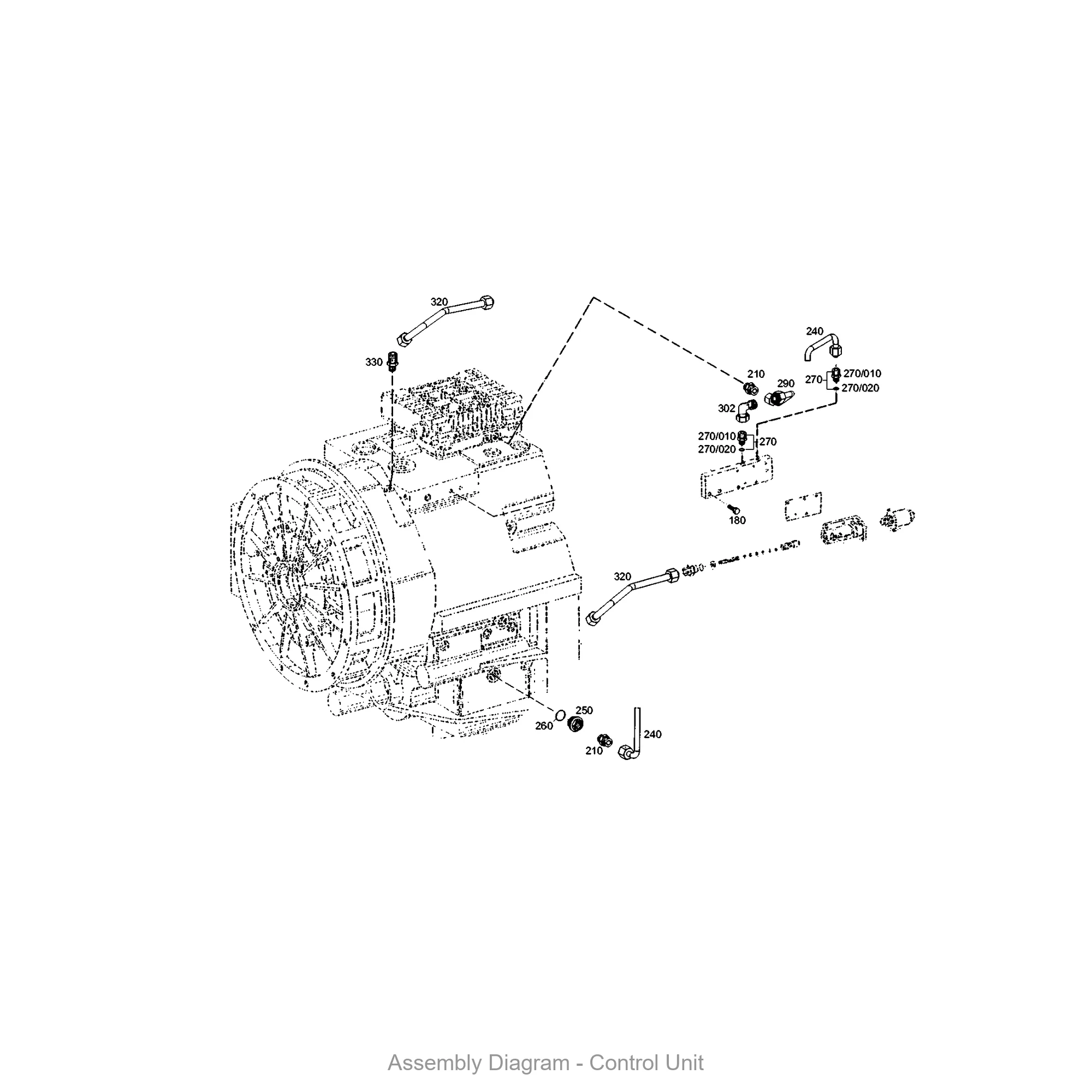 ZF 0501.321.003 SCREW-IN SLEEVE - Transmission Assembly Exploded View Diagram