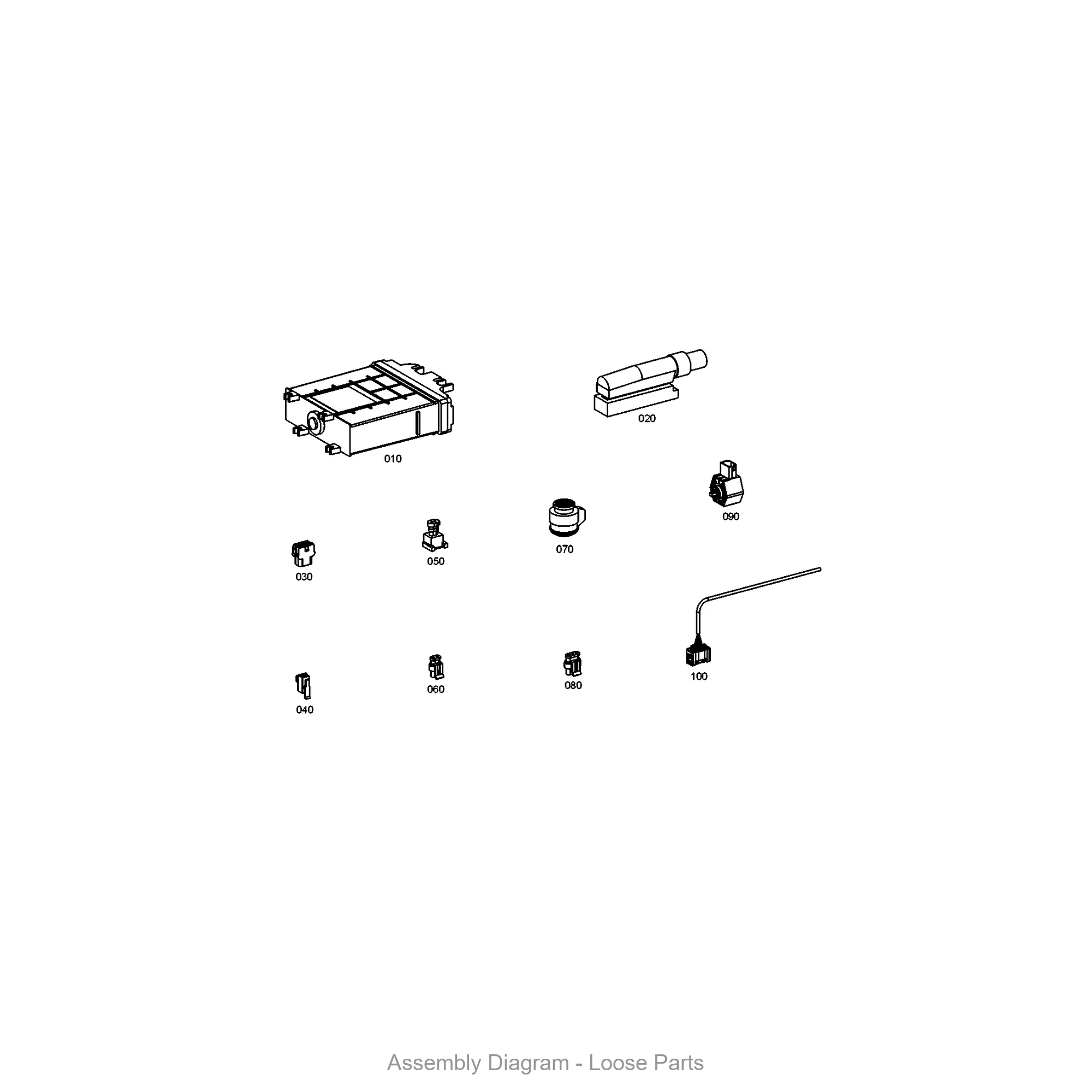 ZF 0501.321.093 ROT.ANG.SENSOR - Transmission Assembly Exploded View Diagram