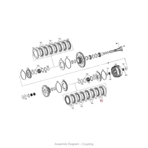 ZF 0501.338.122 OUTER CLUTCH DISK for WG200