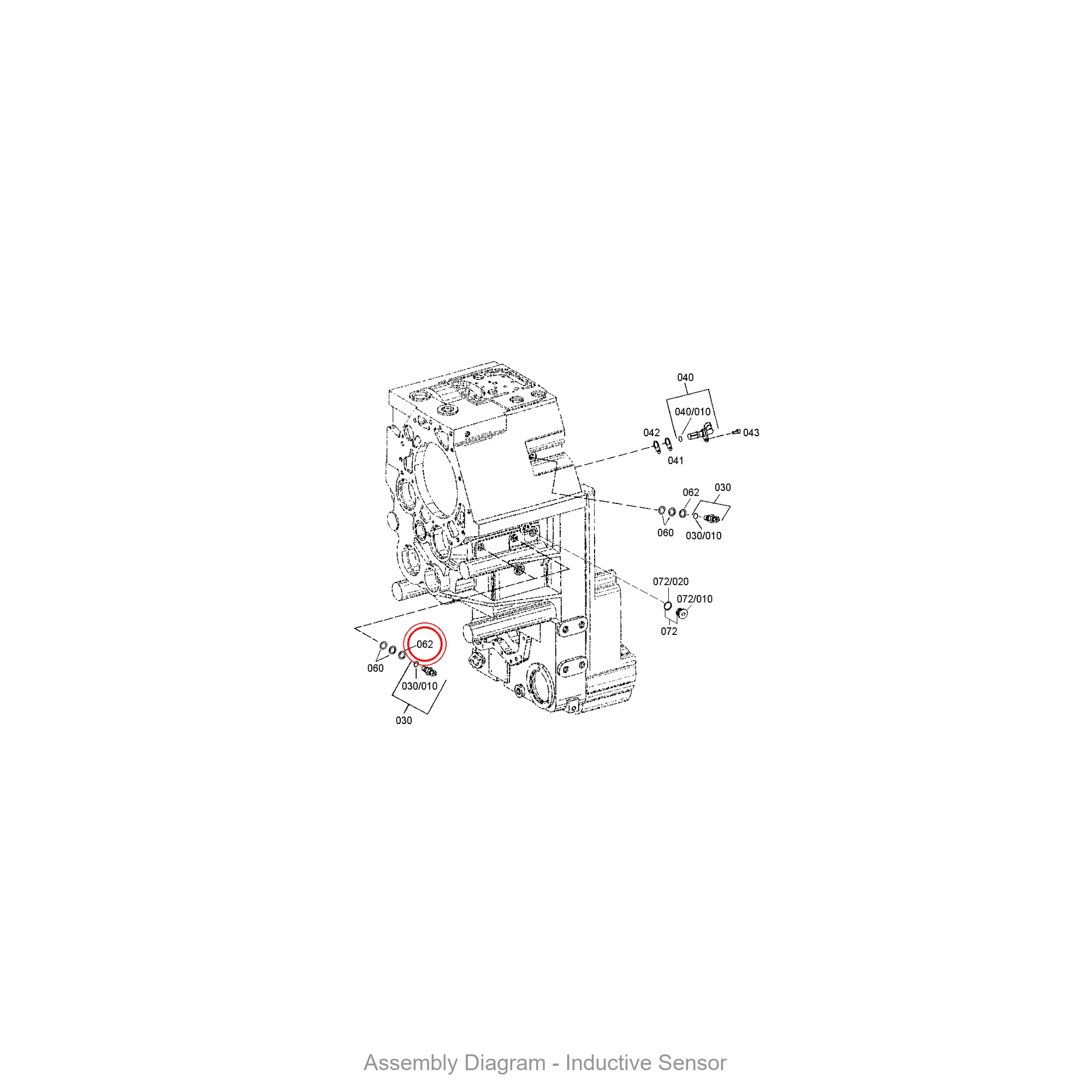 ZF 0630.004.179 SHIM RING - Transmission Assembly Exploded View Diagram