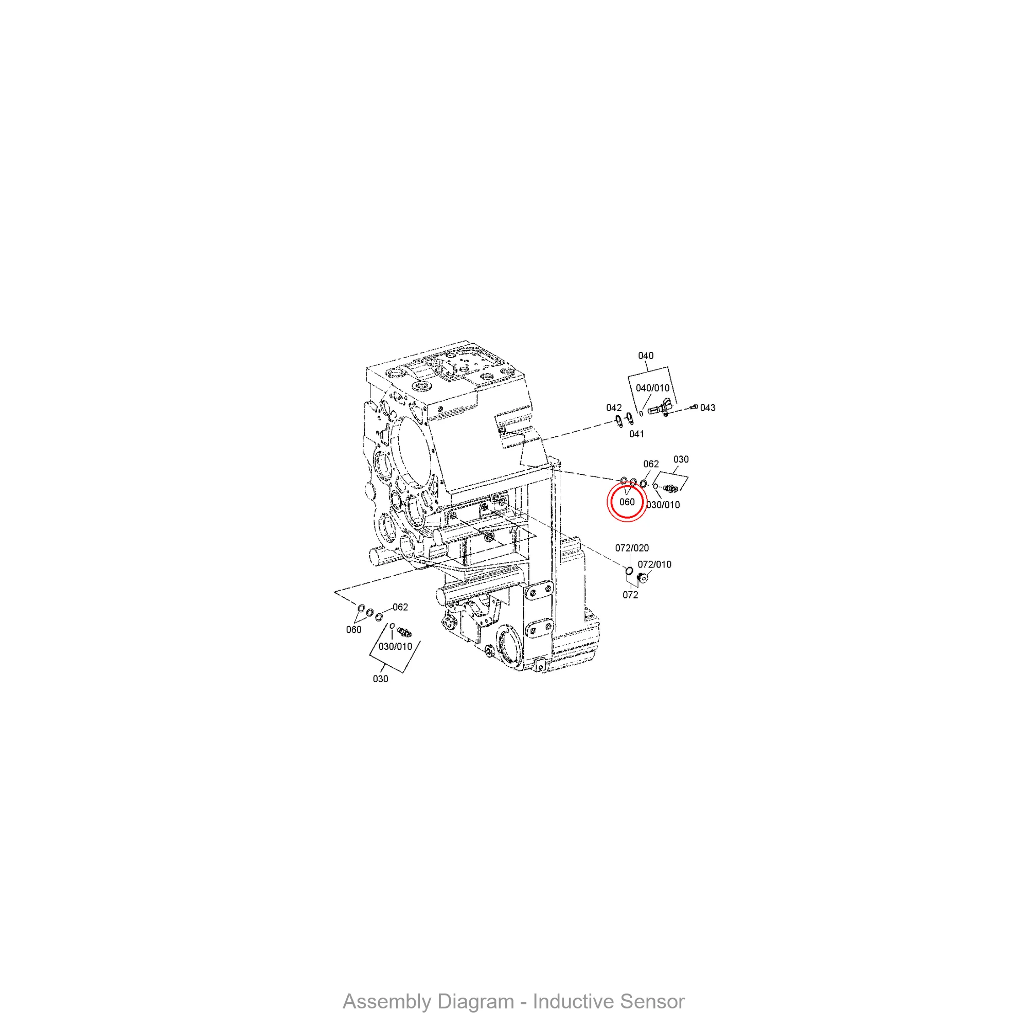 ZF 0630.004.242 SHIM RING - Transmission Assembly Exploded View Diagram