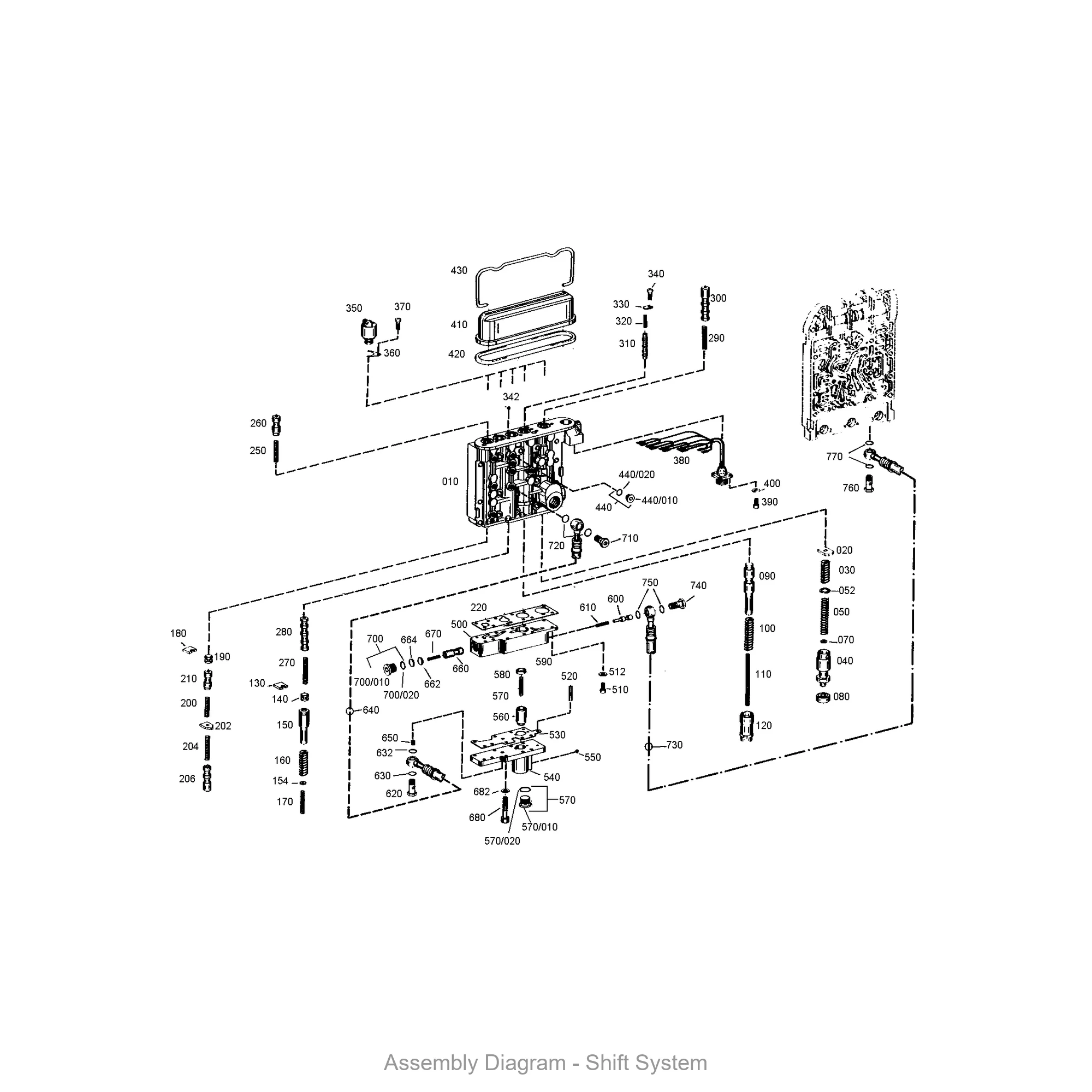 ZF 0630.004.312 SHIM RING - Transmission Assembly Exploded View Diagram