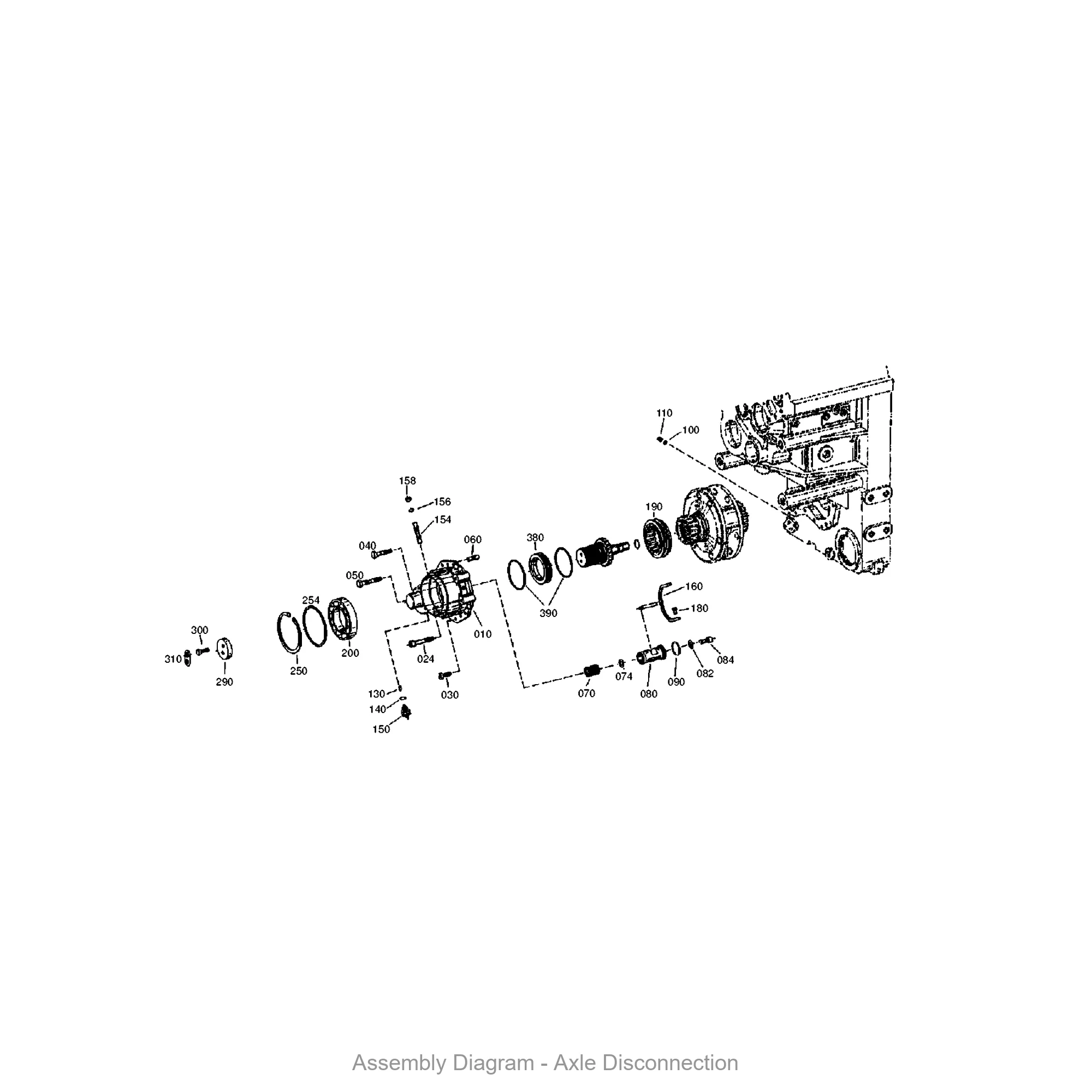 ZF 0630.361.027 SEALING CAP - Transmission Assembly Exploded View Diagram