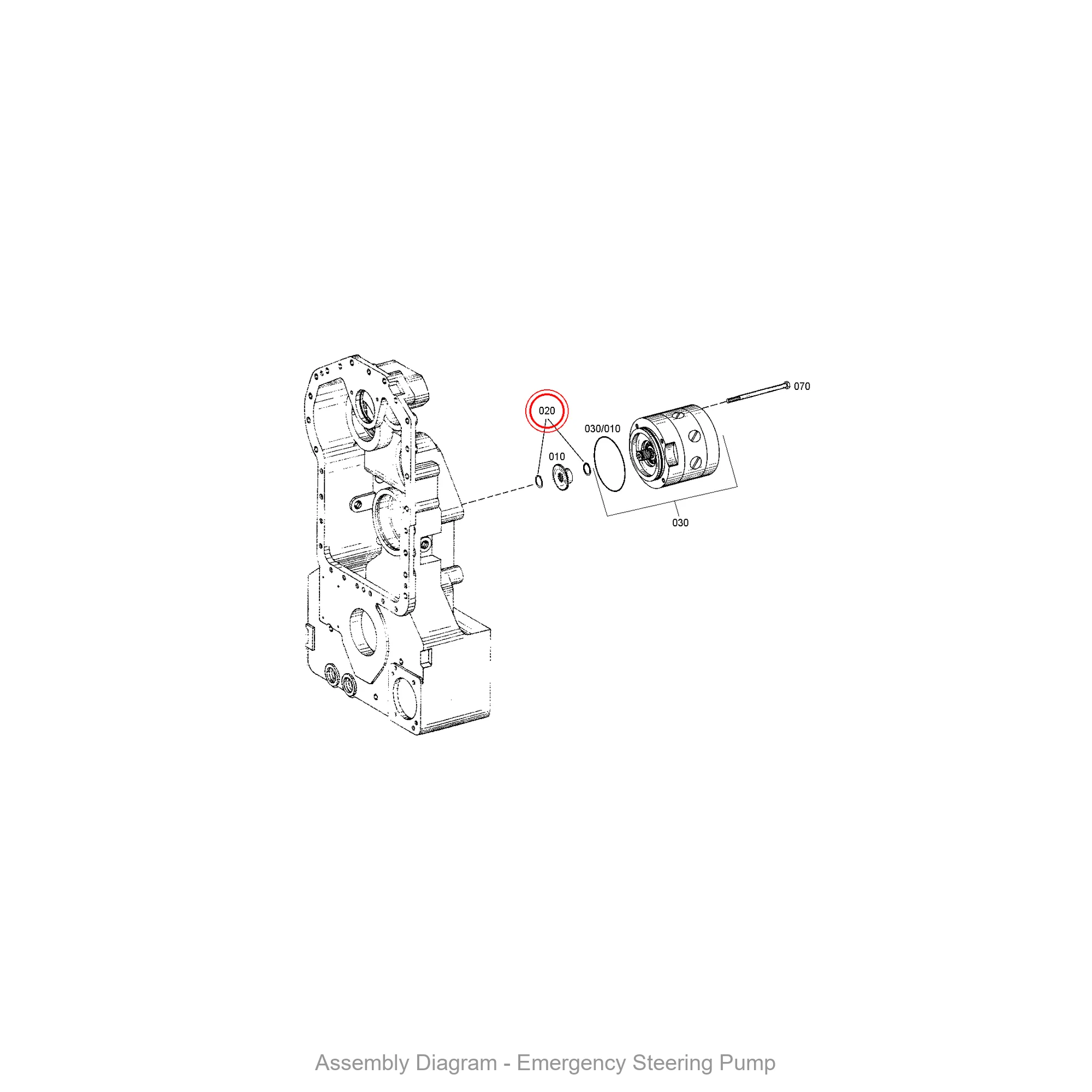 ZF 0630.501.015 RETAINING RING - Transmission Assembly Exploded View Diagram