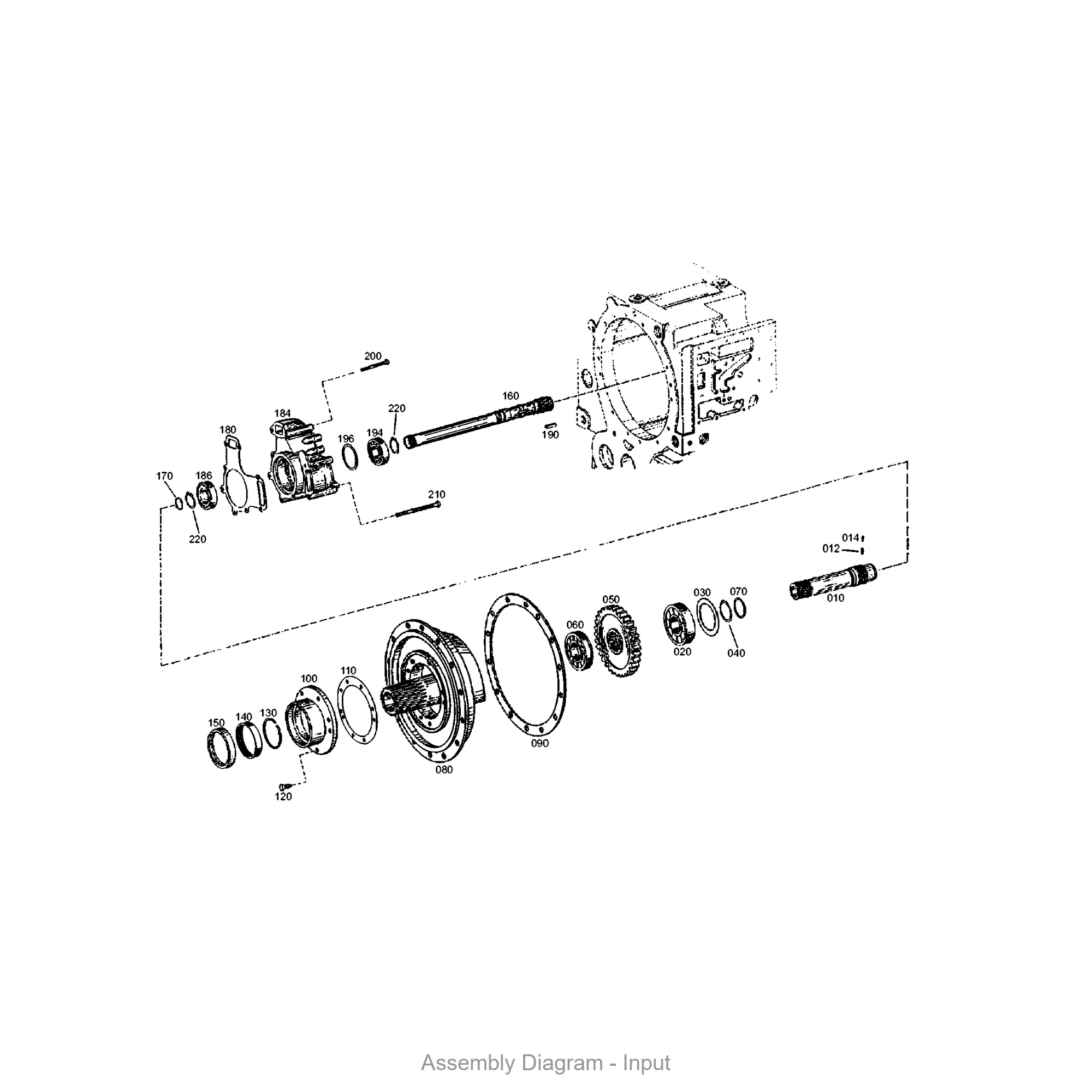 ZF 0630.501.031 RETAINING RING - Transmission Assembly Exploded View Diagram