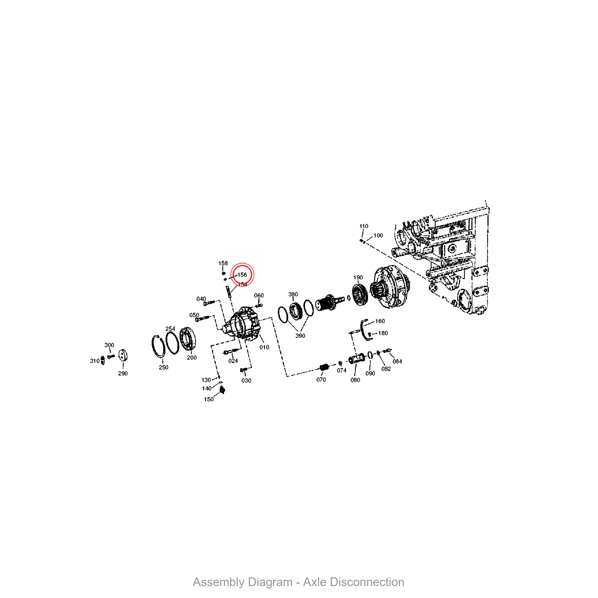ZF 0630.502.004 RETAINING RING - Transmission Assembly Exploded View Diagram