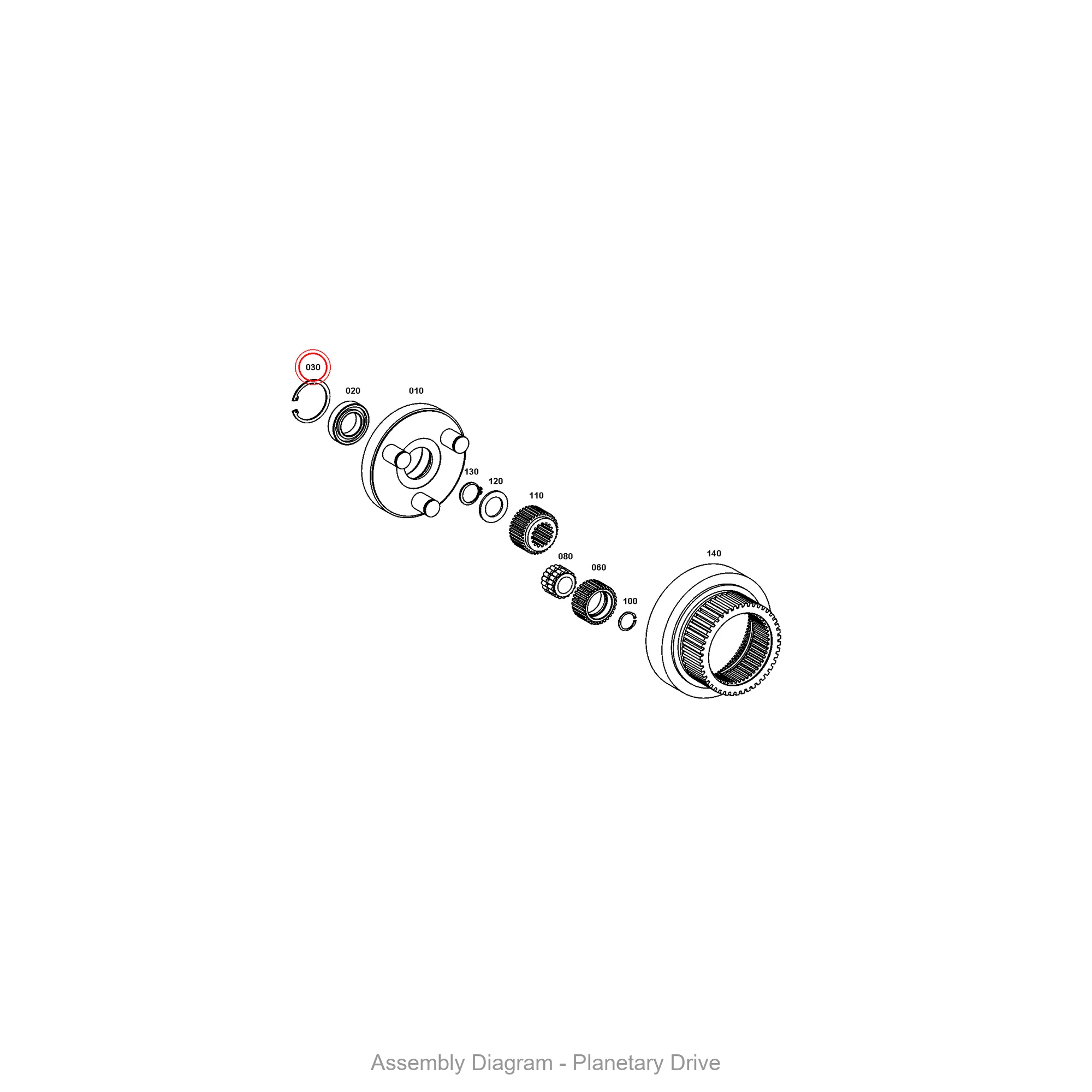 ZF 0630.502.032 RETAINING RING for WG181 | OEM Genuine Part - Image 2