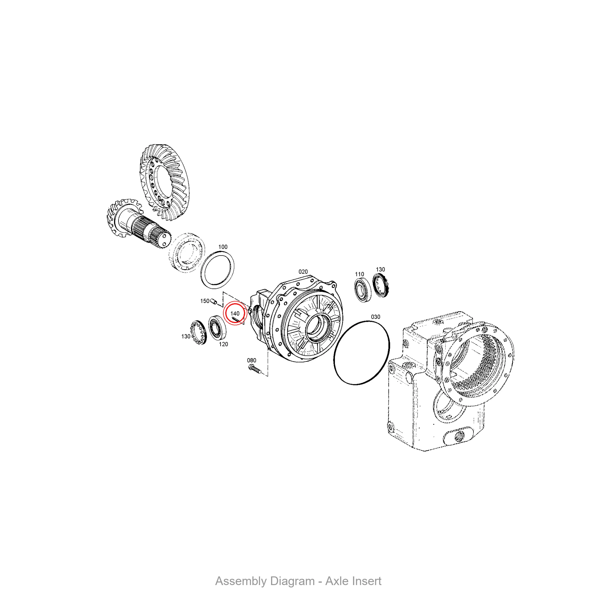 ZF 0631.100.181 SPRING PIN for WG100/WG130/WG131 | OEM Genuine Part - Genuine ZF Part