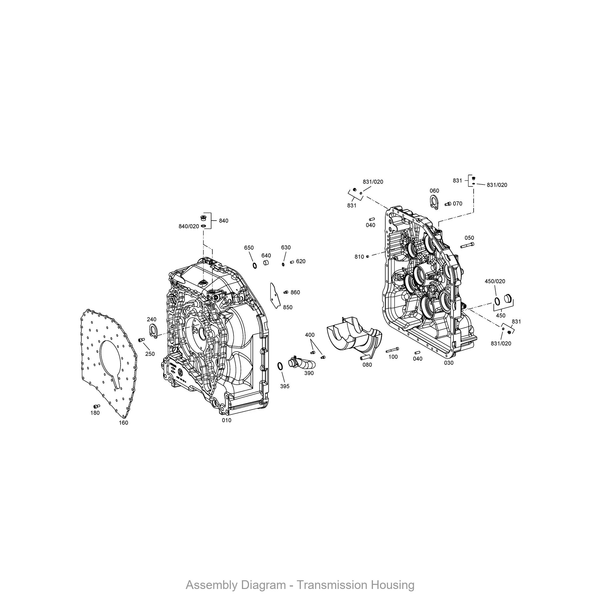 ZF 0631.405.052 PLUG - Transmission Assembly Exploded View Diagram