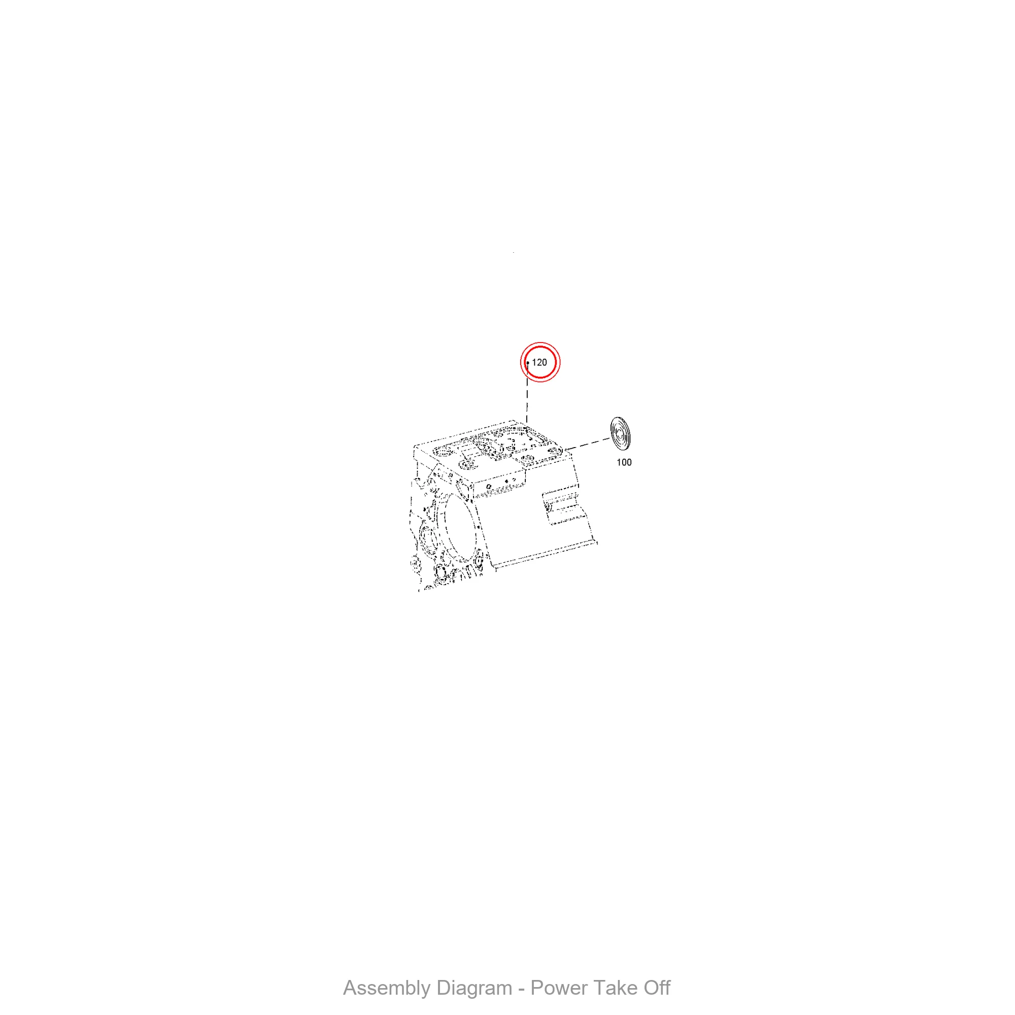 ZF 0631.610.033 SET SCREW - Transmission Assembly Exploded View Diagram