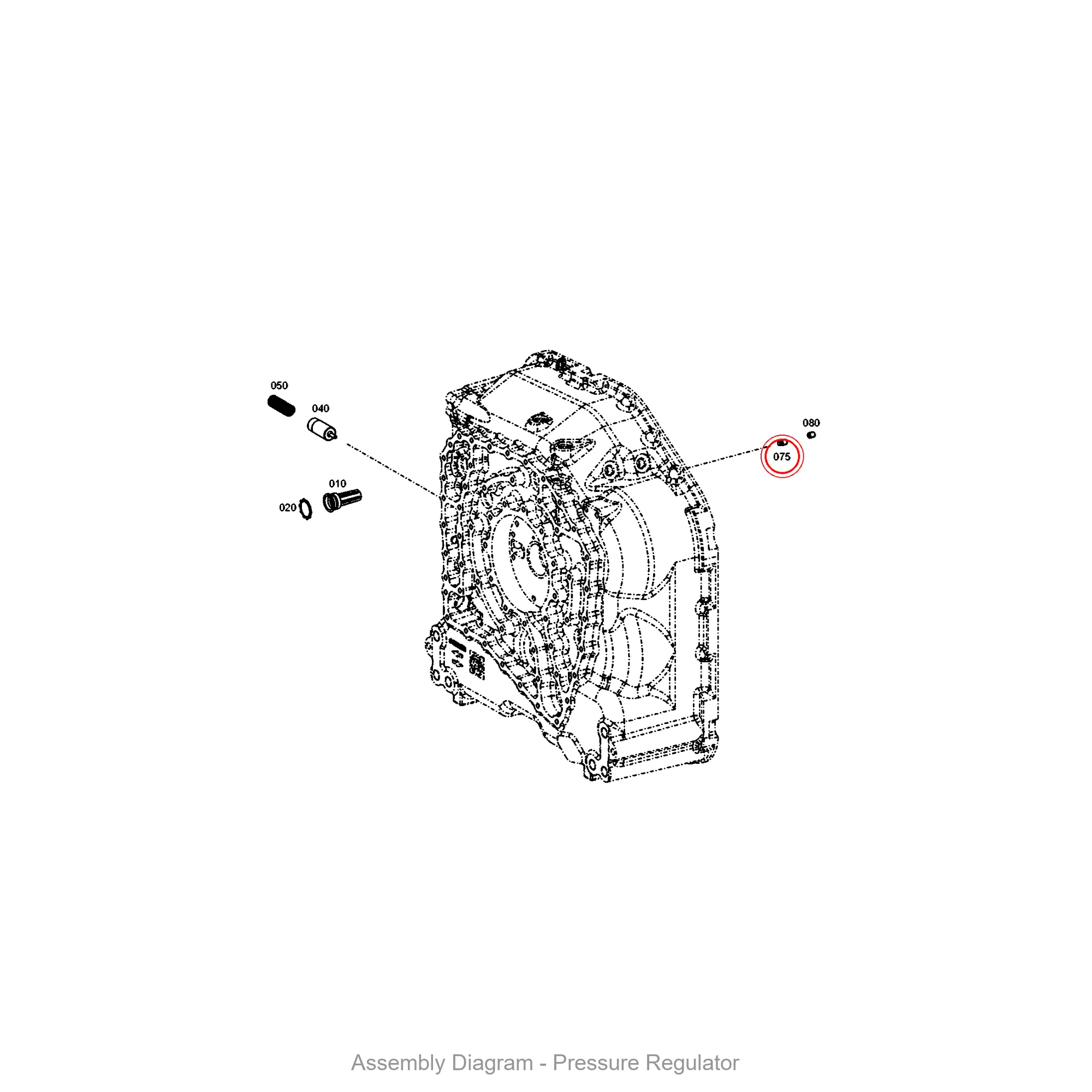 ZF 0631.612.064 SET SCREW - Transmission Assembly Exploded View Diagram