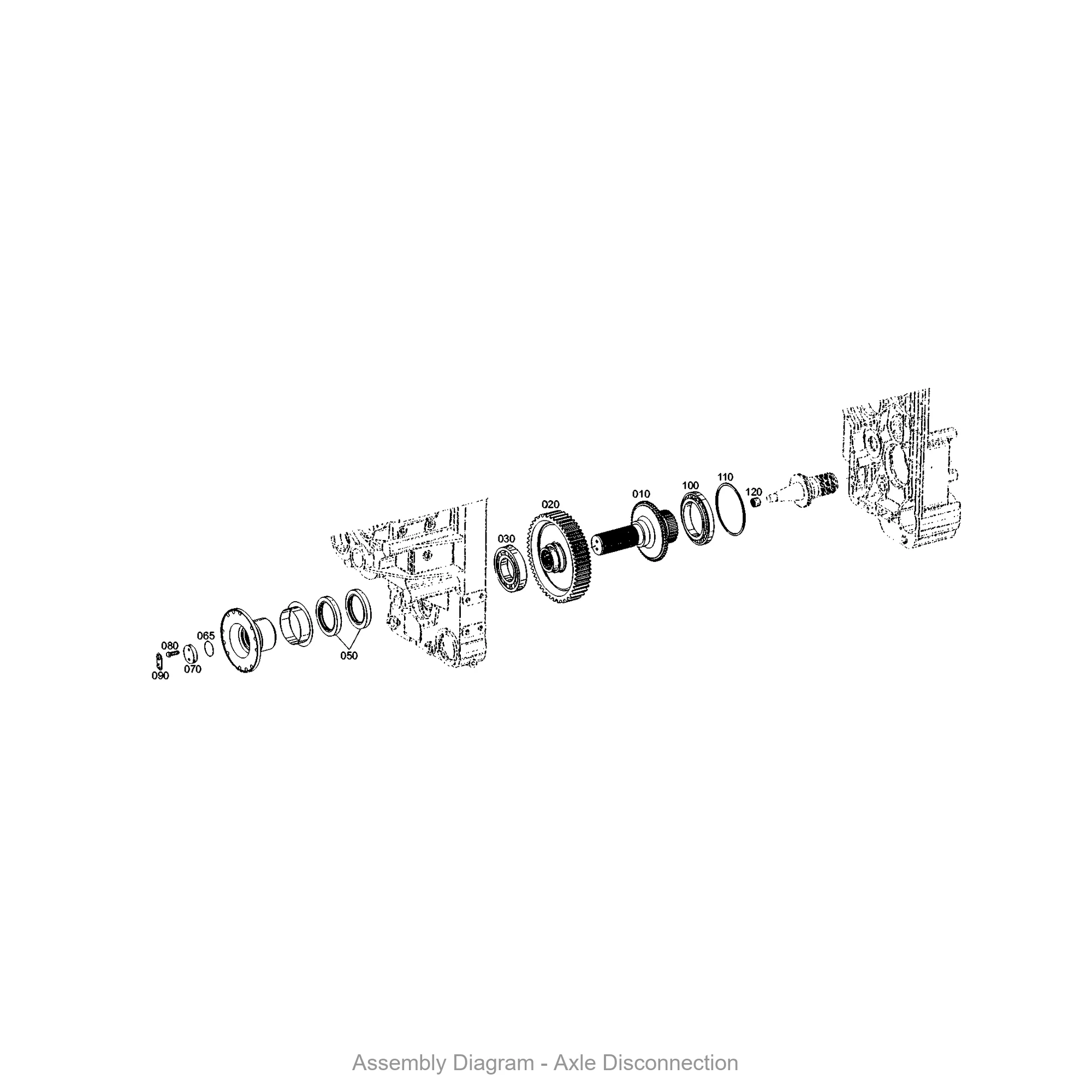 ZF 0634.303.514 O-RING - Transmission Assembly Exploded View Diagram