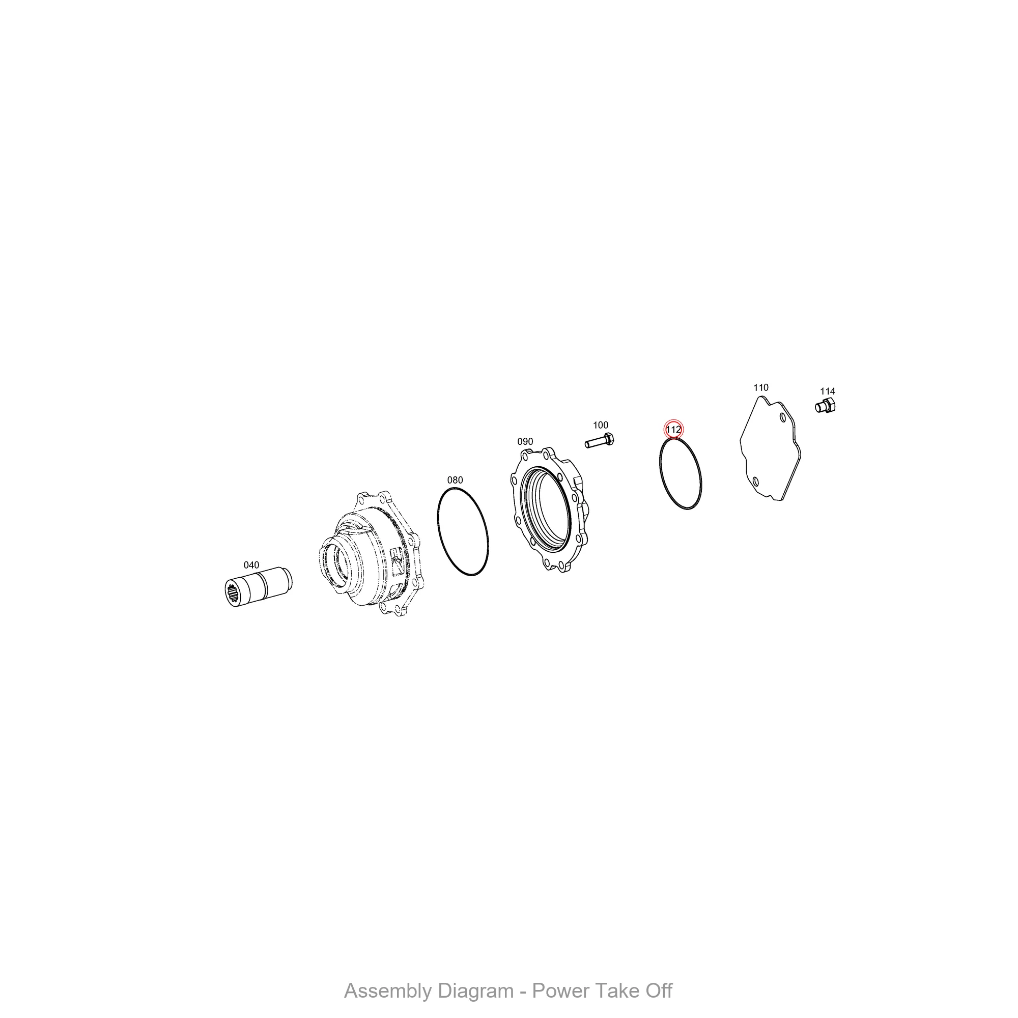 ZF 0634.304.616 O-RING for WG260 | OEM Genuine Part