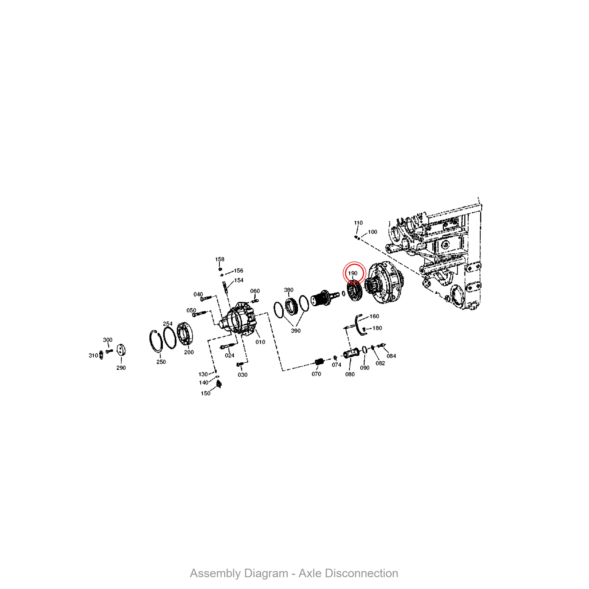 ZF 0634.305.003 RECTANGULAR RING - Transmission Assembly Exploded View Diagram