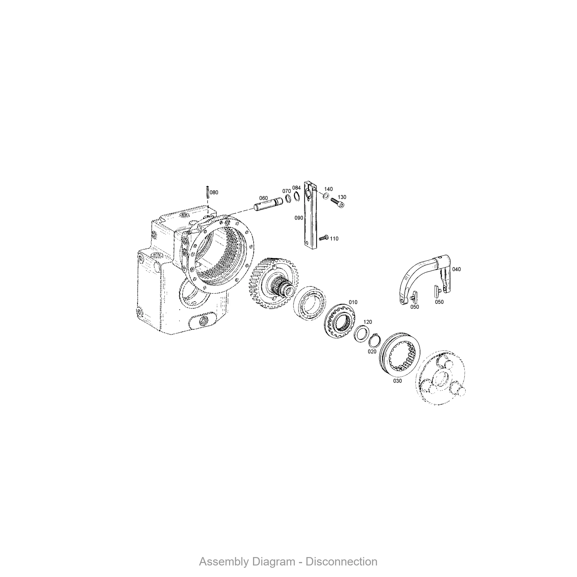 ZF 0634.306.198 O-RING - Transmission Assembly Exploded View Diagram