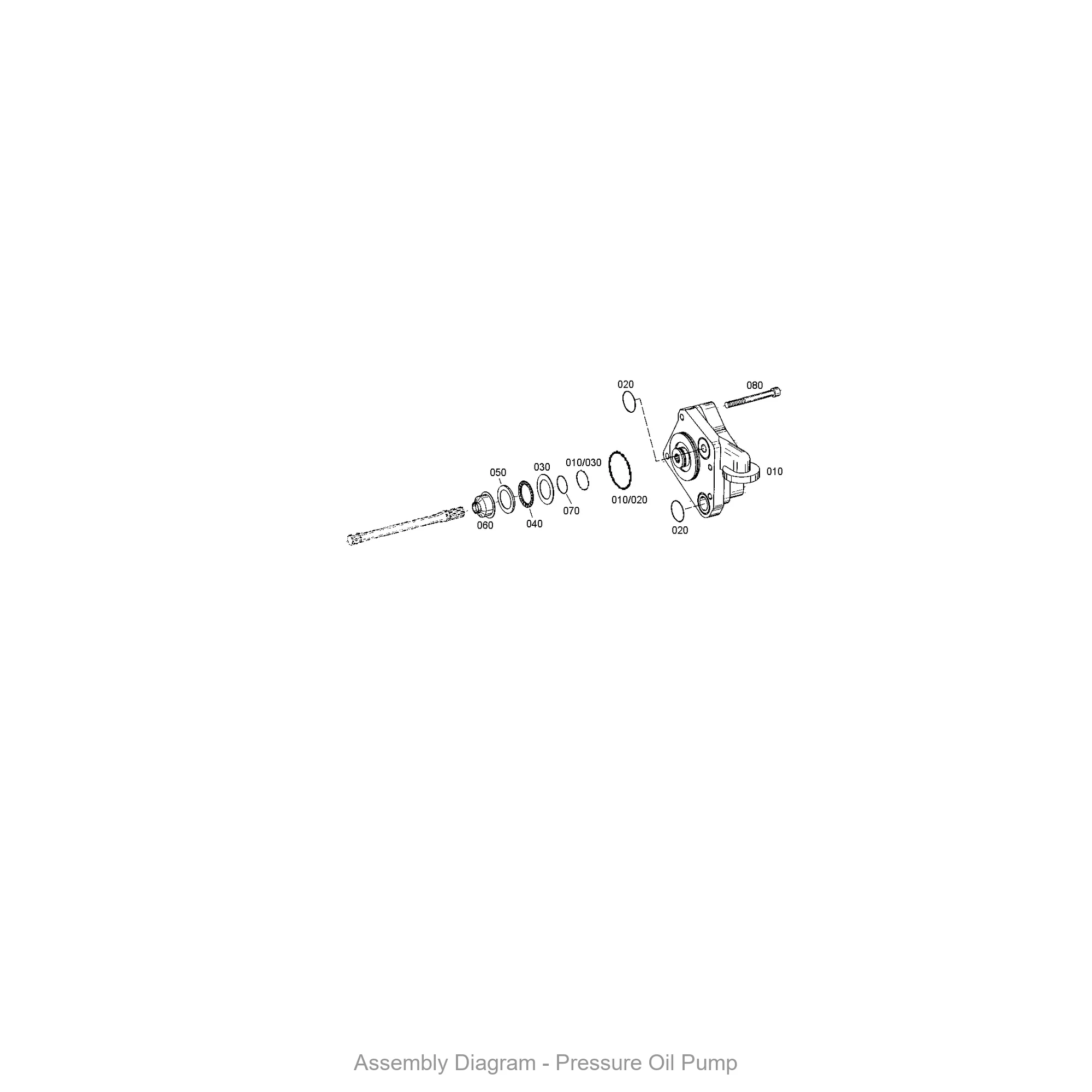 ZF 0634.306.306 O-RING - Transmission Assembly Exploded View Diagram