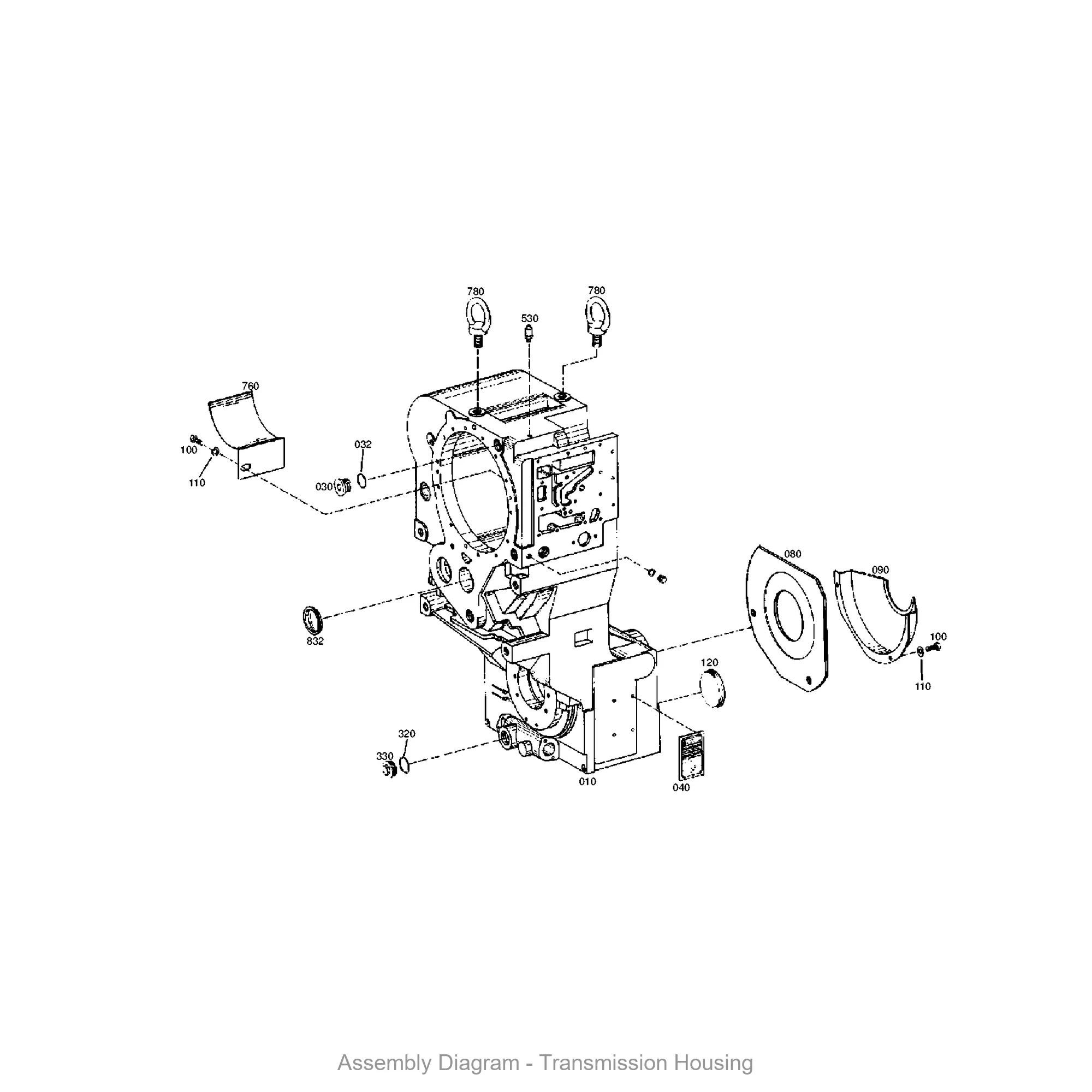 ZF 0634.306.323 O-RING - Transmission Assembly Exploded View Diagram