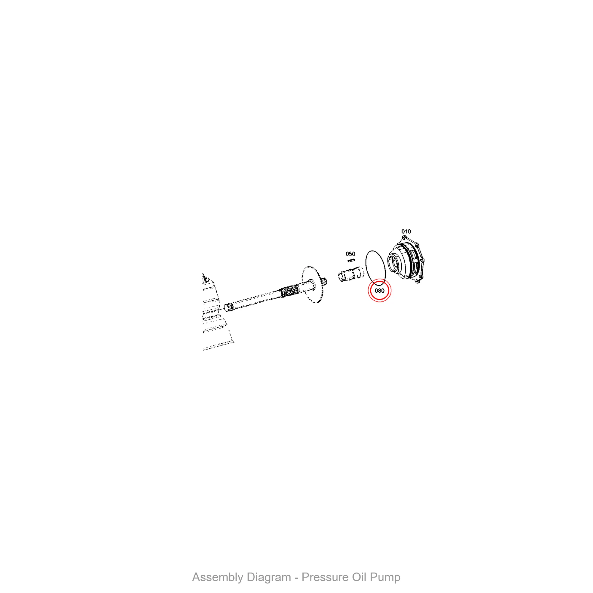 ZF 0634.313.945 O-RING for WG250/WG258/WG308