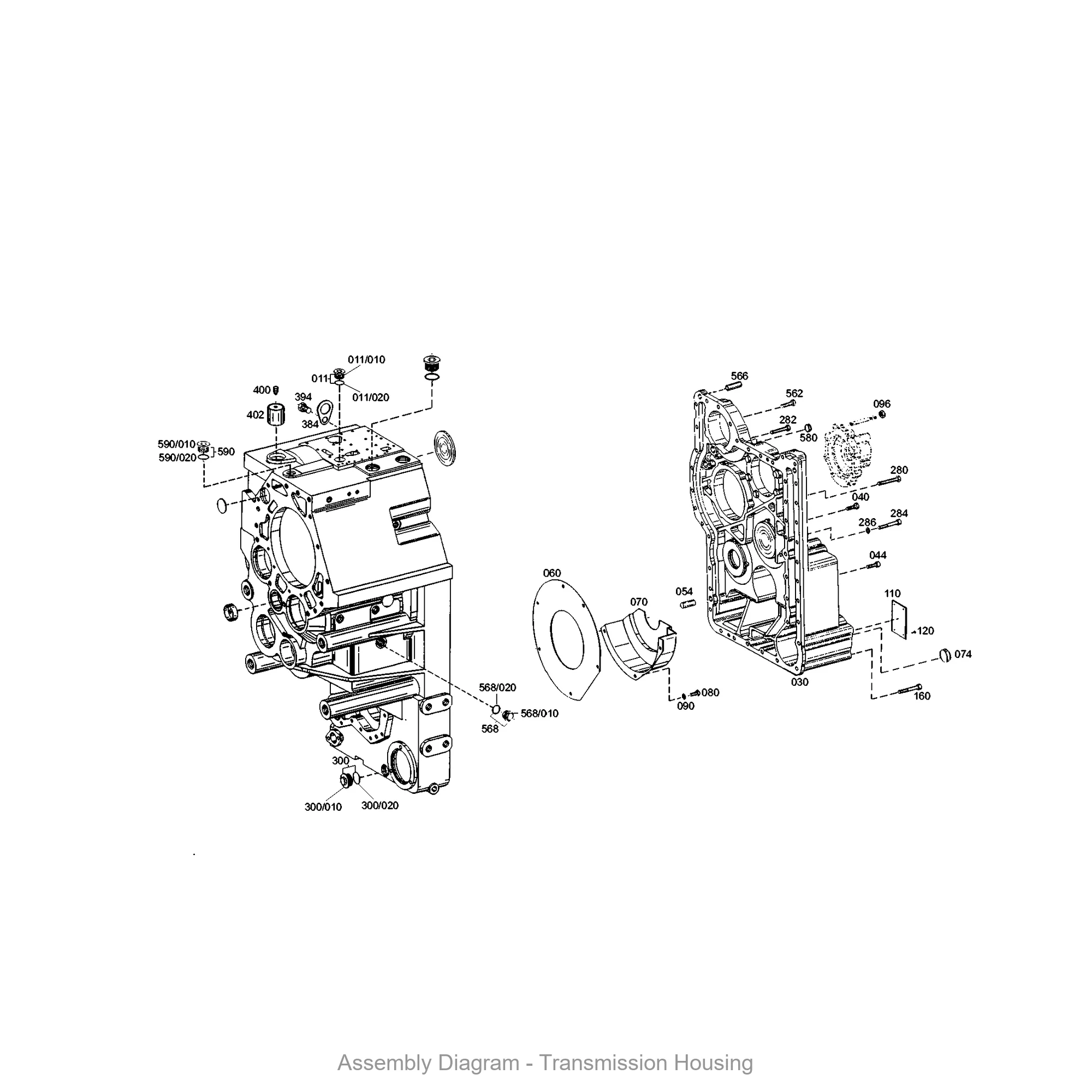 ZF 0636.101.828 CAP SCREW - Transmission Assembly Exploded View Diagram