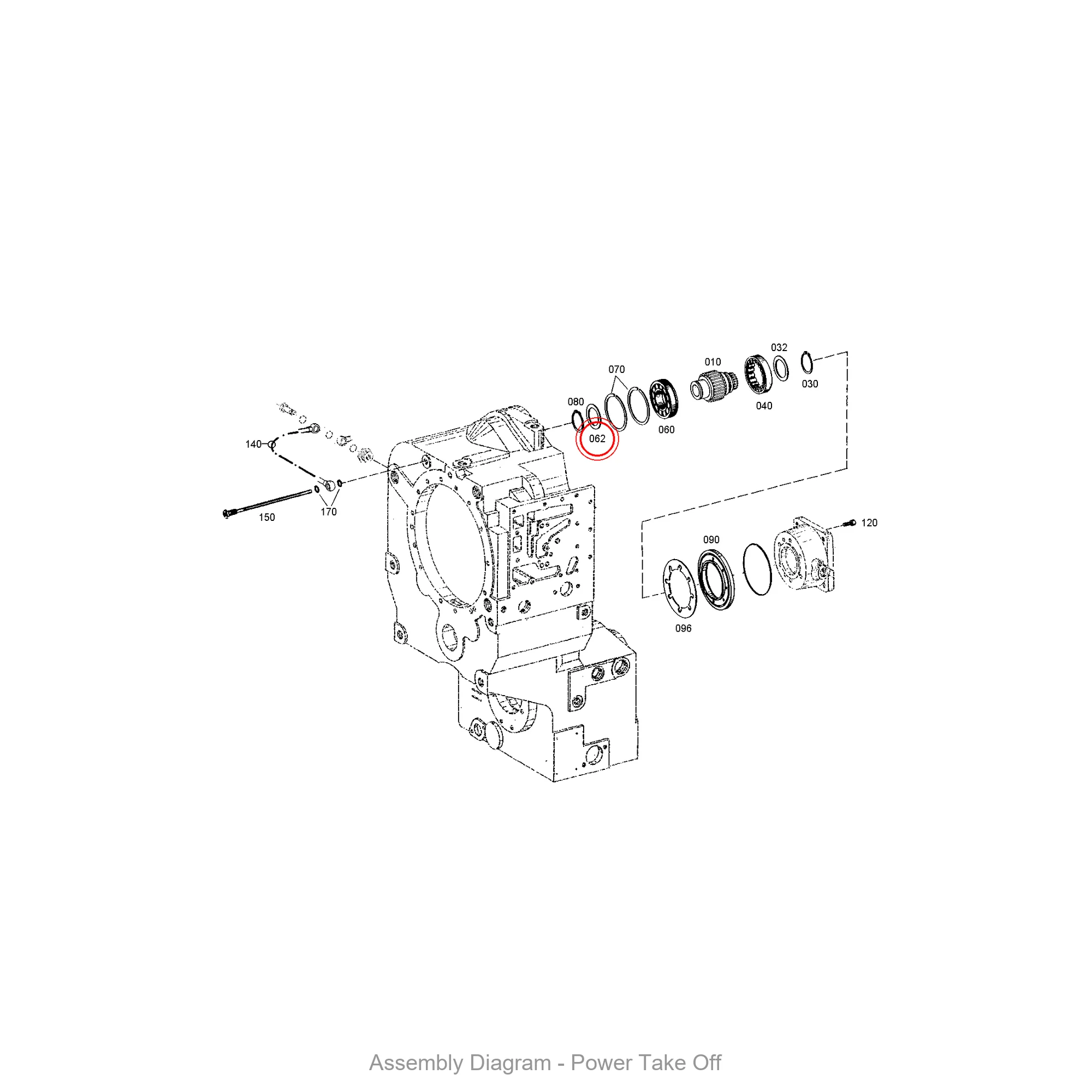 ZF 0730.002.299 SHIM for WG200 | OEM Genuine Part - Genuine ZF Part