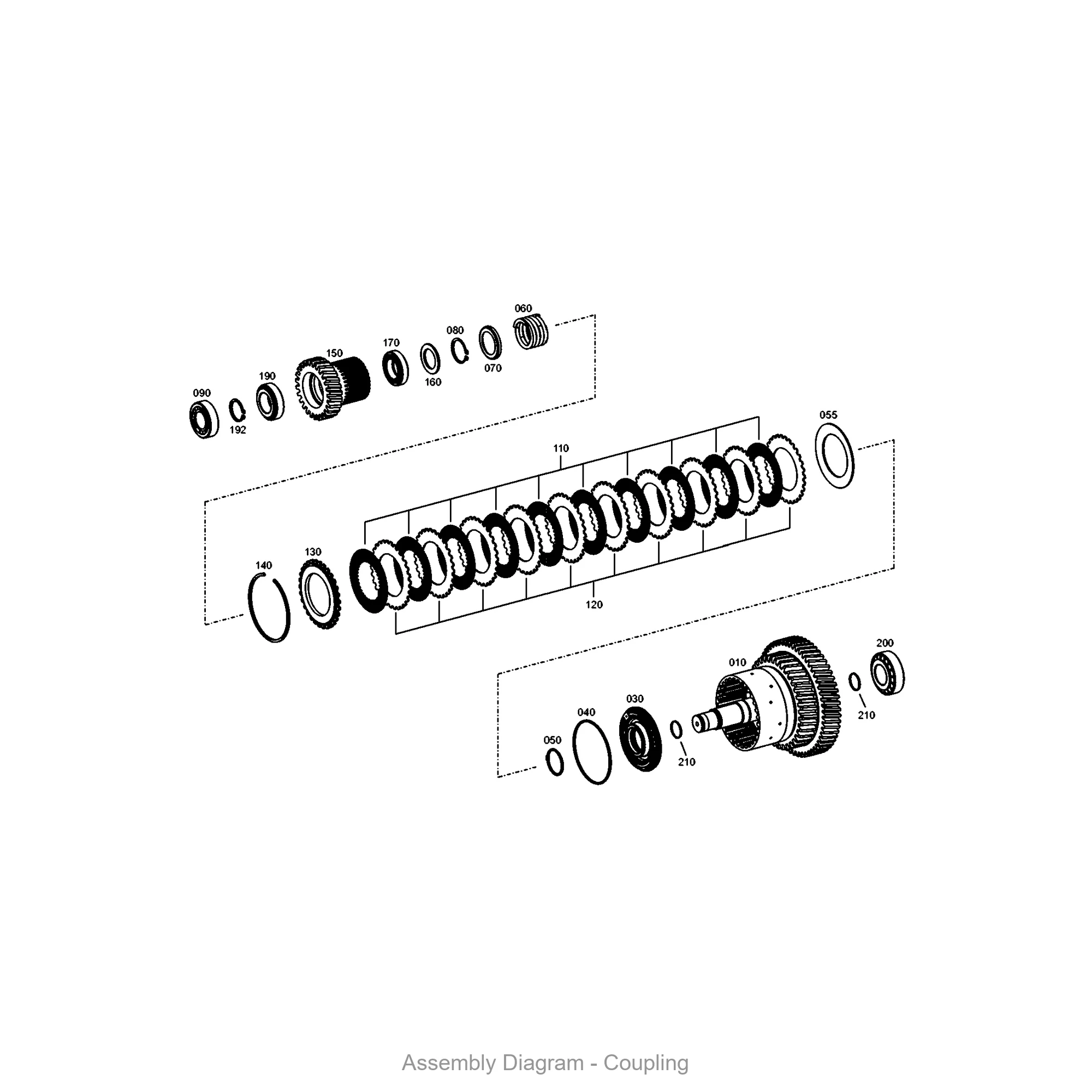 ZF 0730.501.886 RETAINING RING for WG94 | OEM Genuine Part - Genuine ZF Part