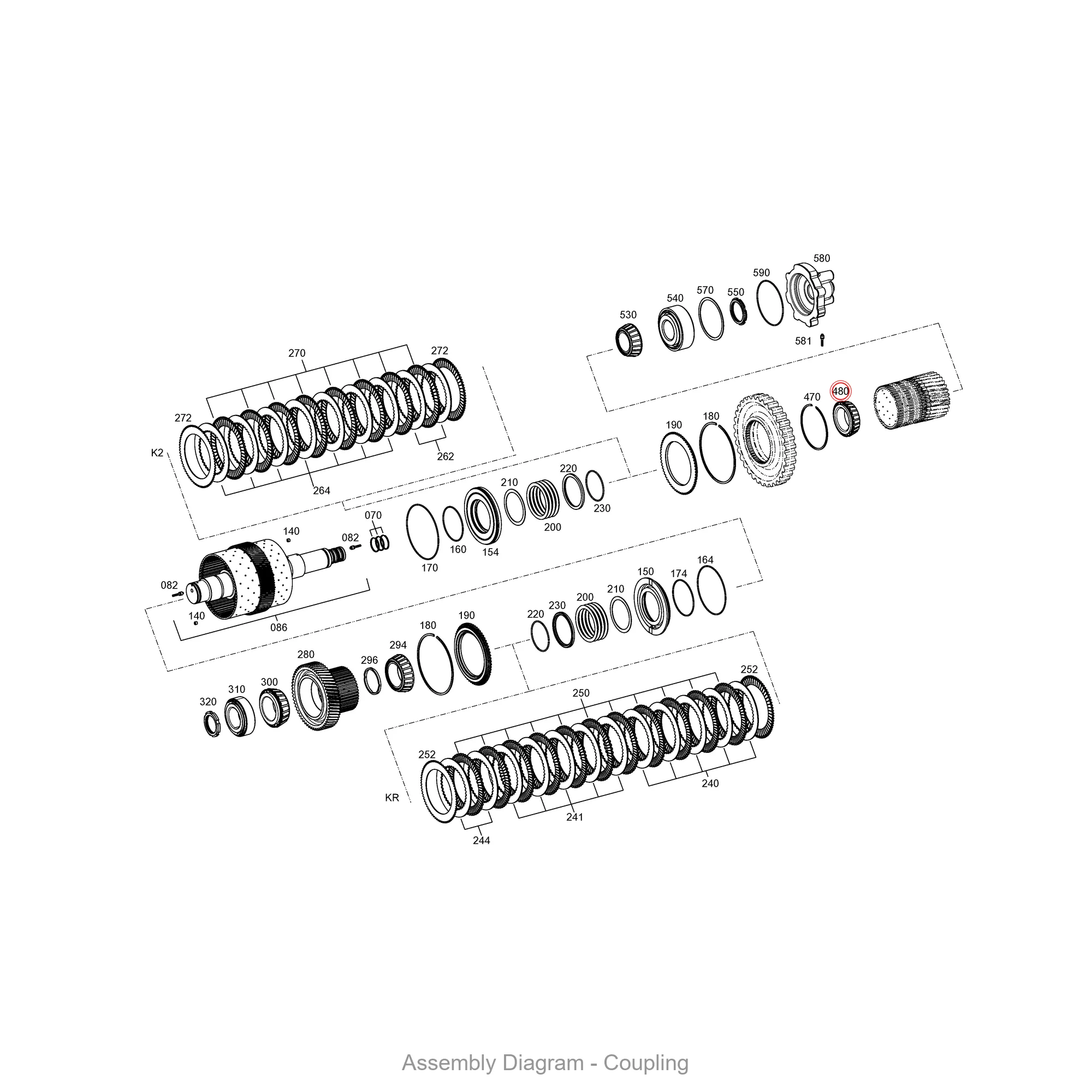 Imagen de referencia para consulta de piezas ZF 0735.371.969