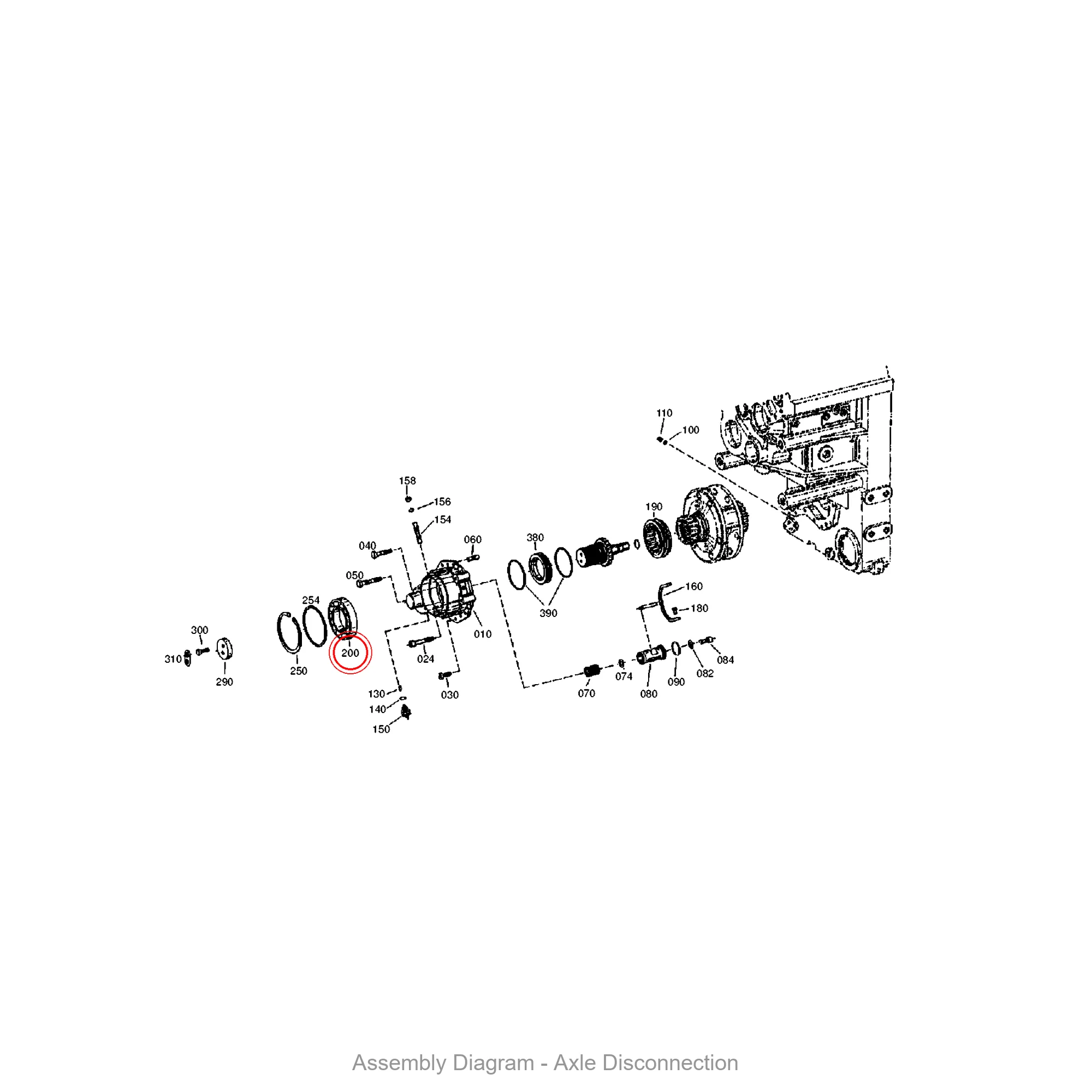 ZF 0750.116.197 BALL BEARING - Transmission Assembly Exploded View Diagram