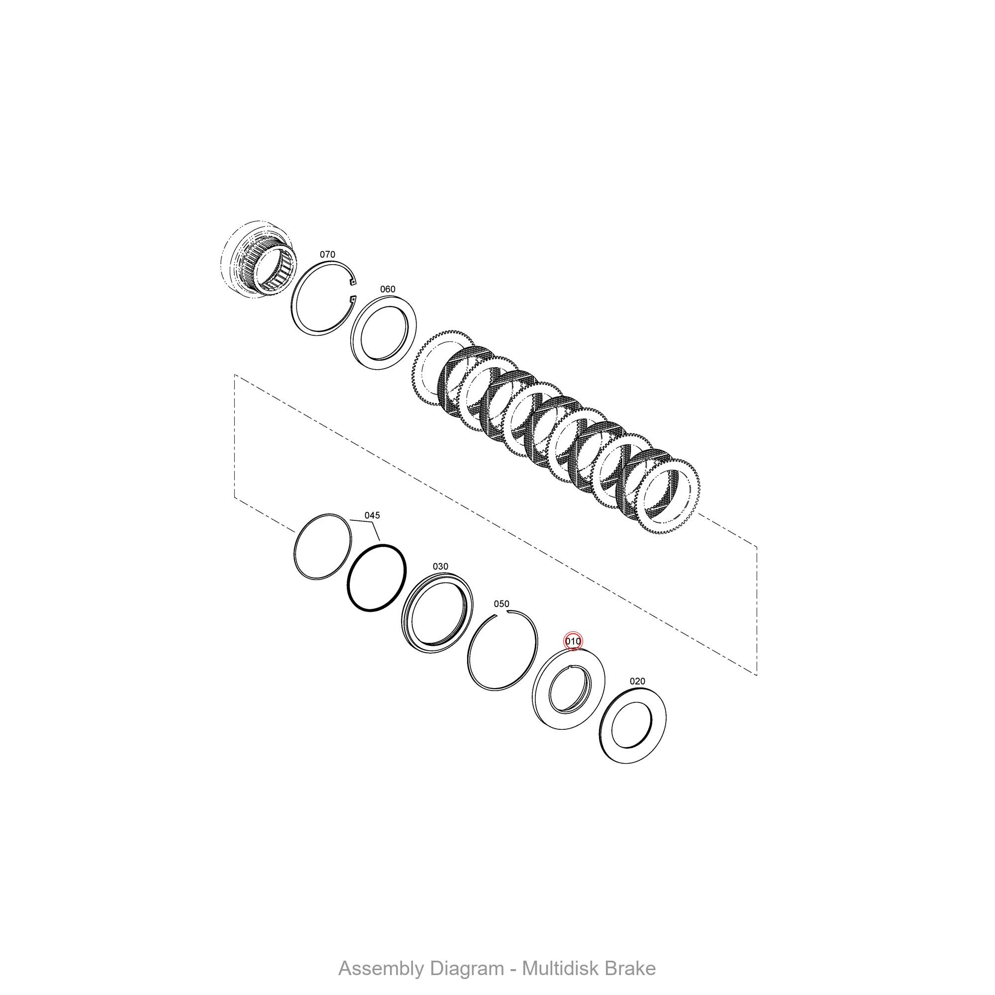 ZF 4143.351.018 PISTON for HL 100/HL 270 | OEM Genuine Part - Genuine ZF Part