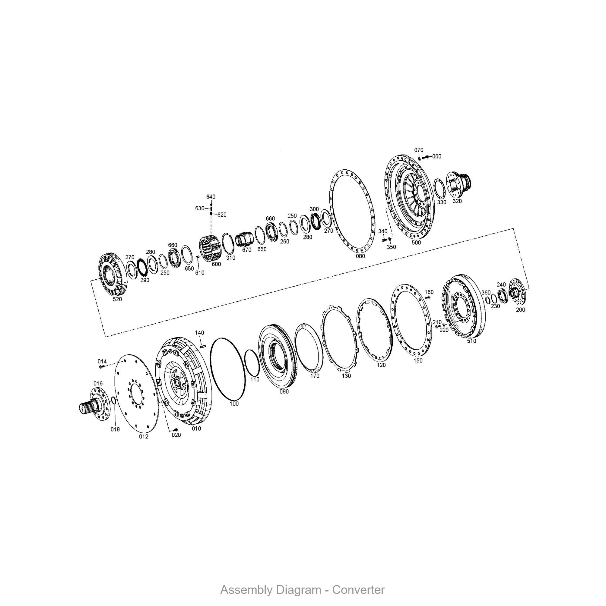 ZF 4166.035.160 CONVERTER Torque Converter Assembly | Complete Unit - Genuine ZF Part