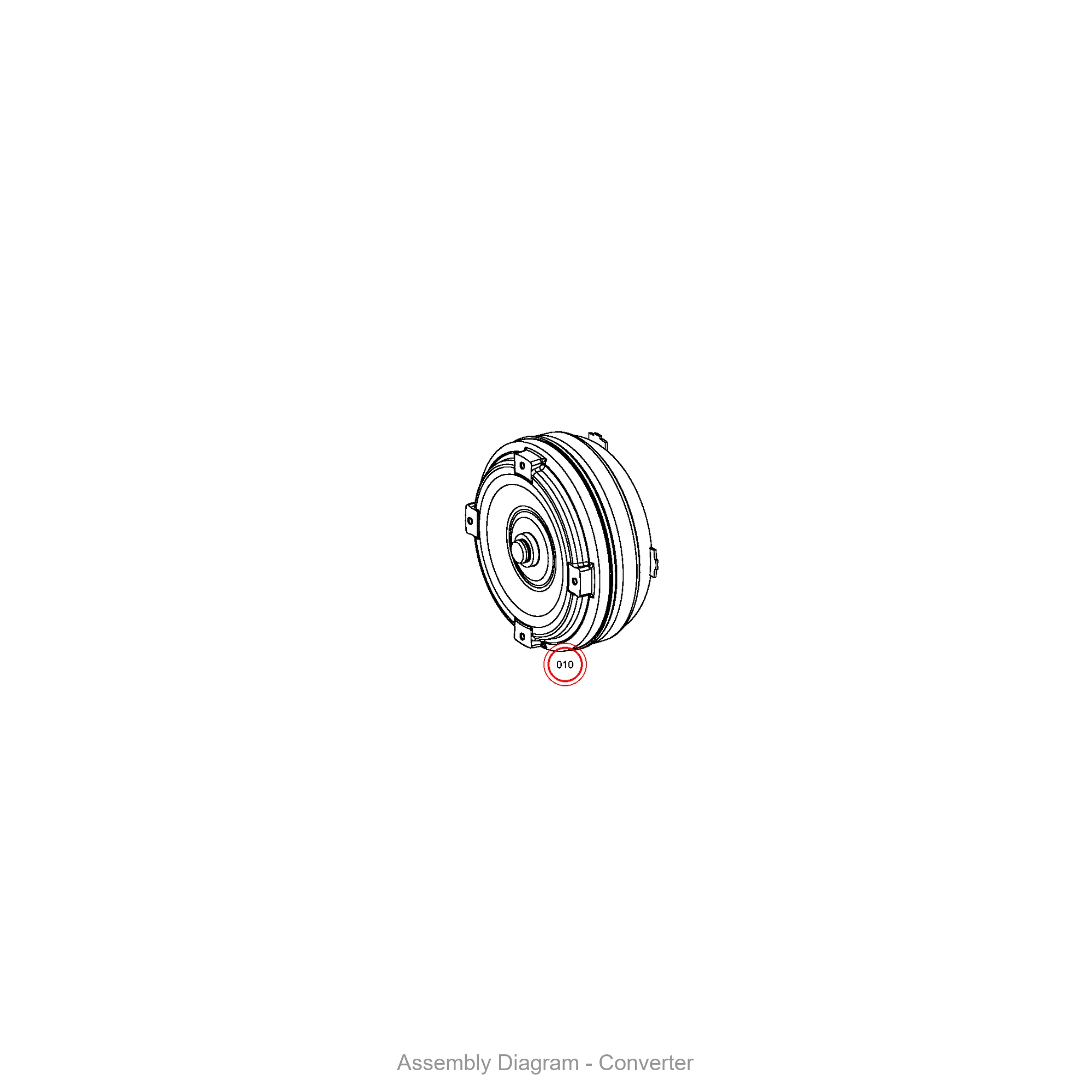ZF 4168.034.125 for WG160/WG210 | OEM Genuine Part - Genuine ZF Part
