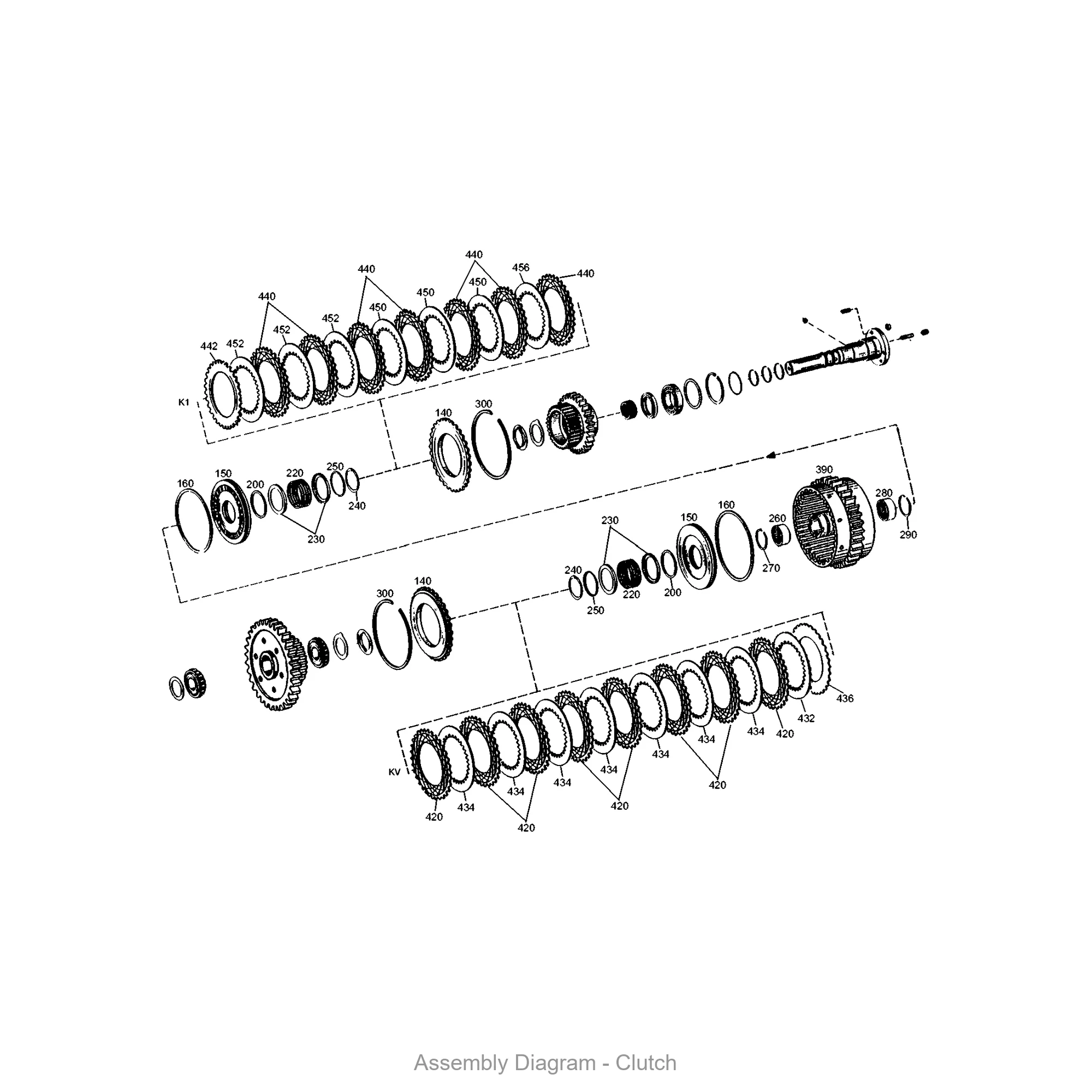 ZF 4644.151.211 CLUTCH for WG 180/WG 200 | OEM Genuine Part - Genuine ZF Part