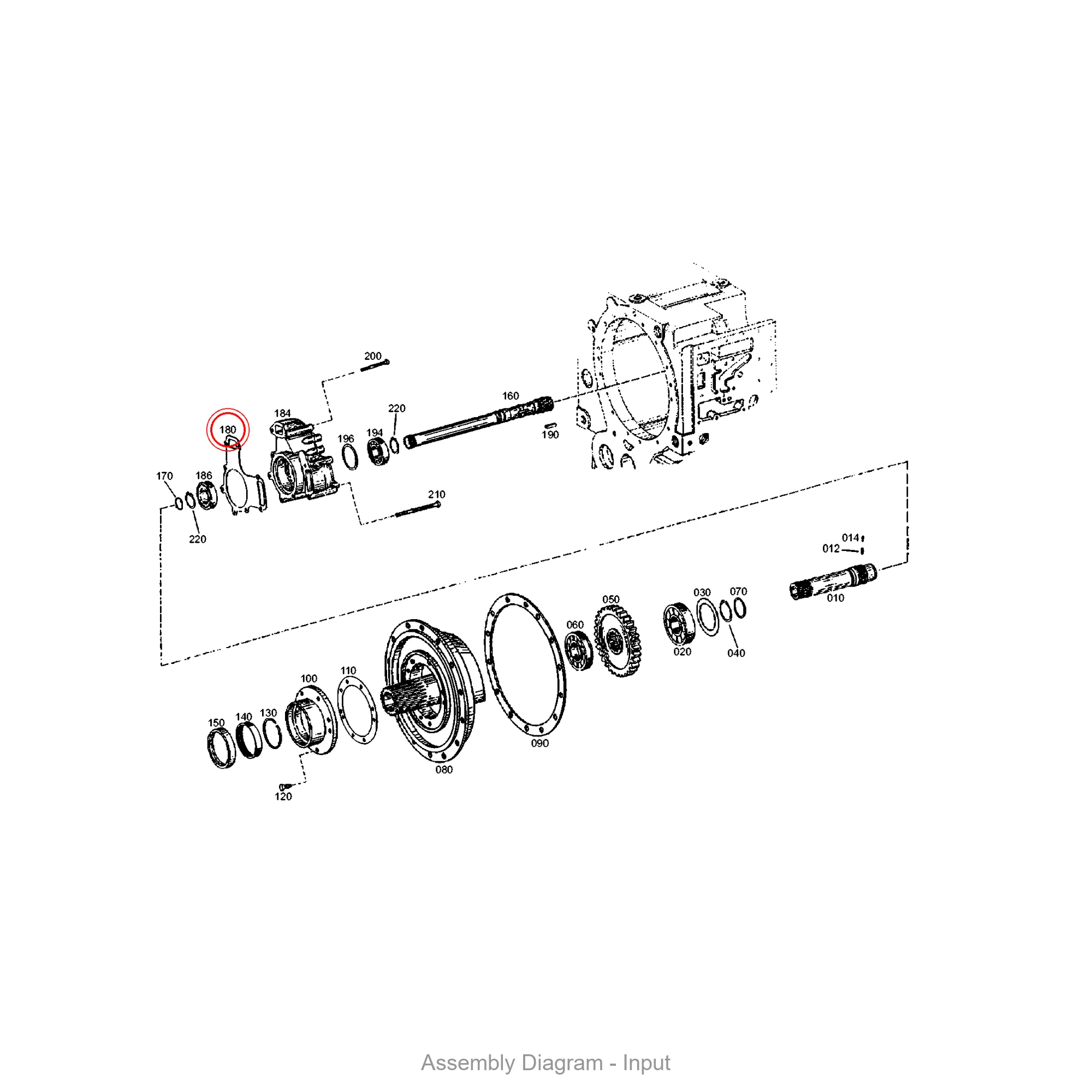 ZF 4644.301.265 GASKET - Transmission Assembly Exploded View Diagram