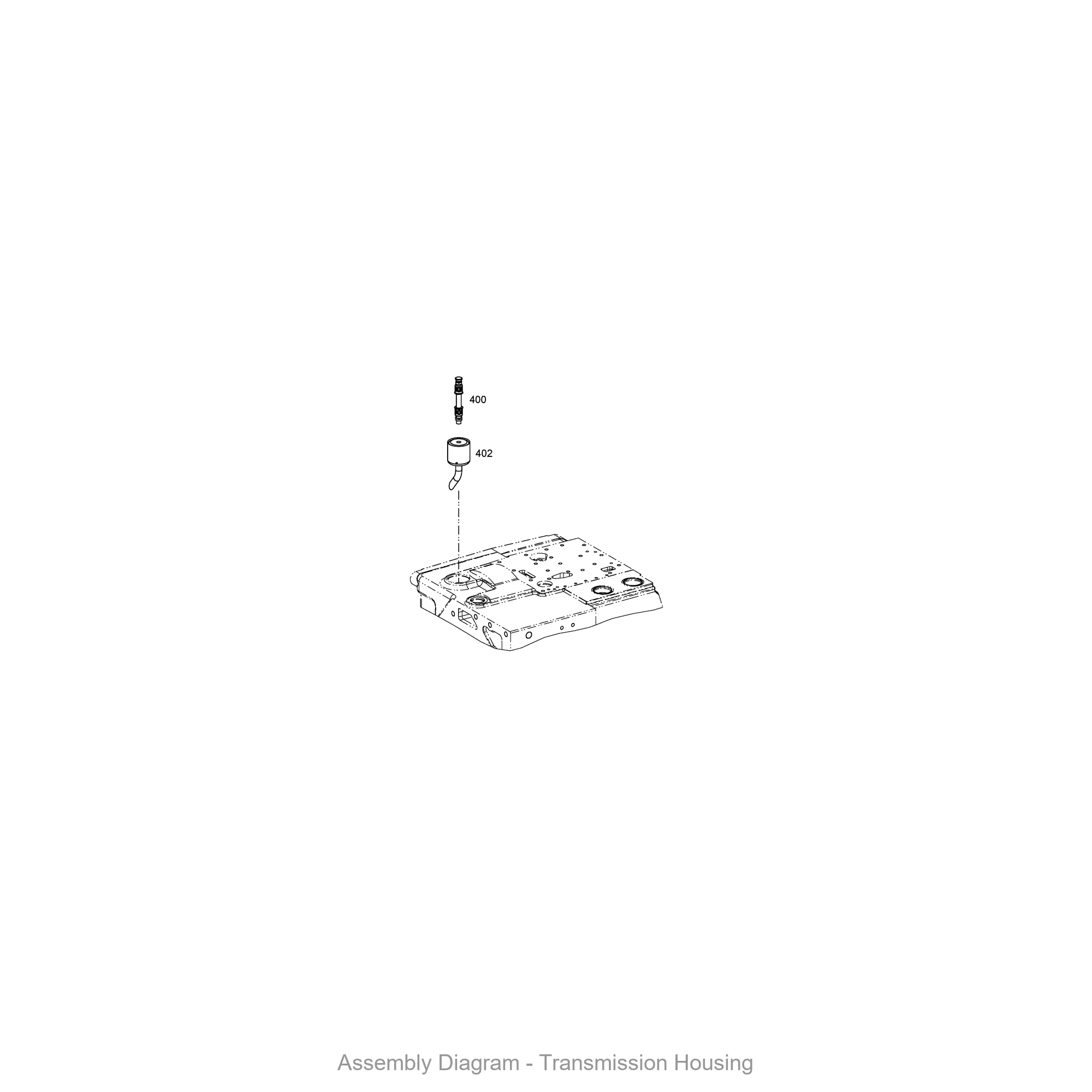 ZF 4646.101.487 TRANSMISSION HOUSING 鈥?WG 250/WG 260/WG 310 Series