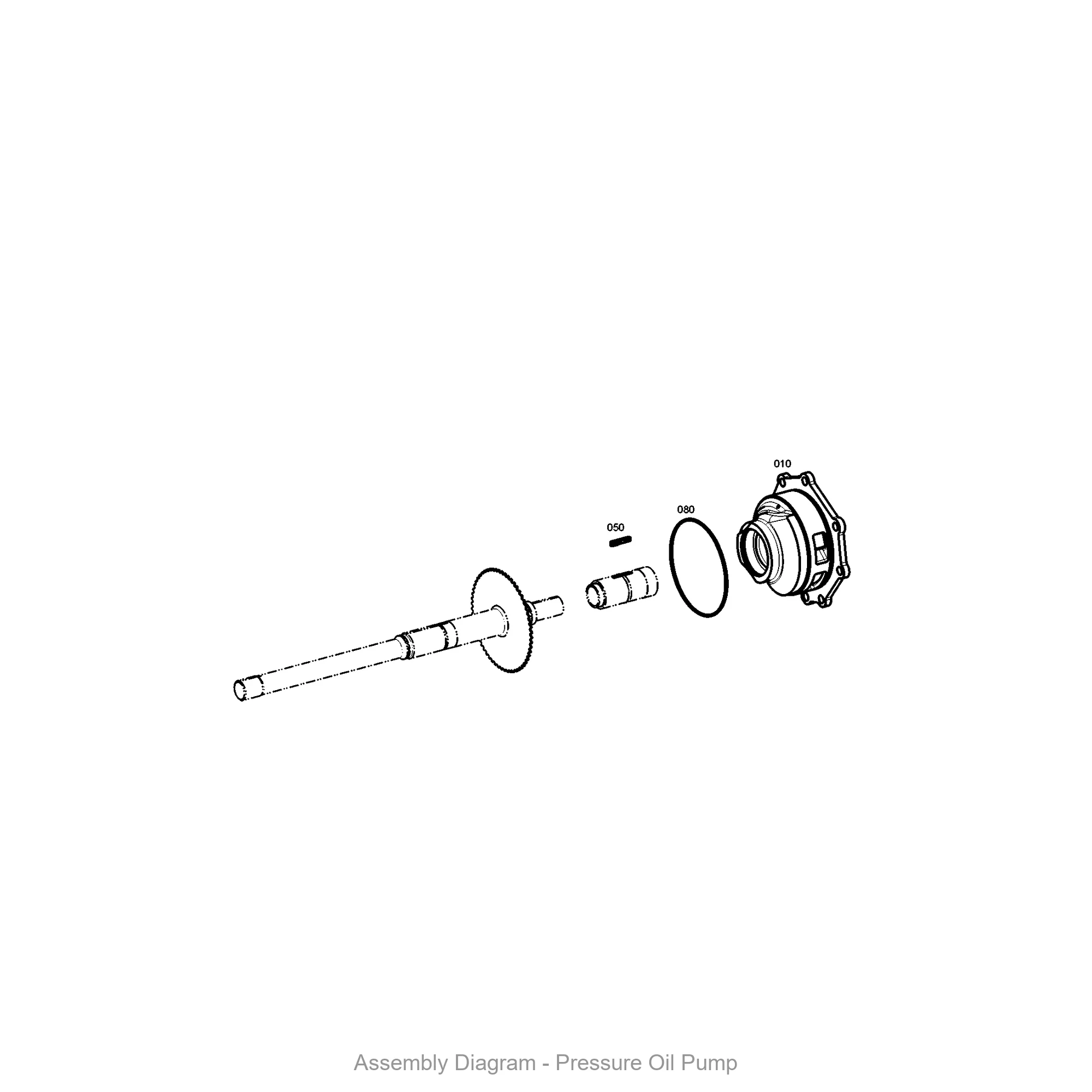 ZF 4646.122.012 PRESSURE OIL PUMP for WG310