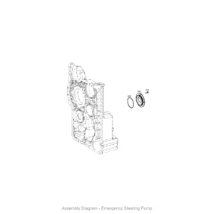 ZF 4646.137.024 EMERGENCY STEERING PUMP for WG260