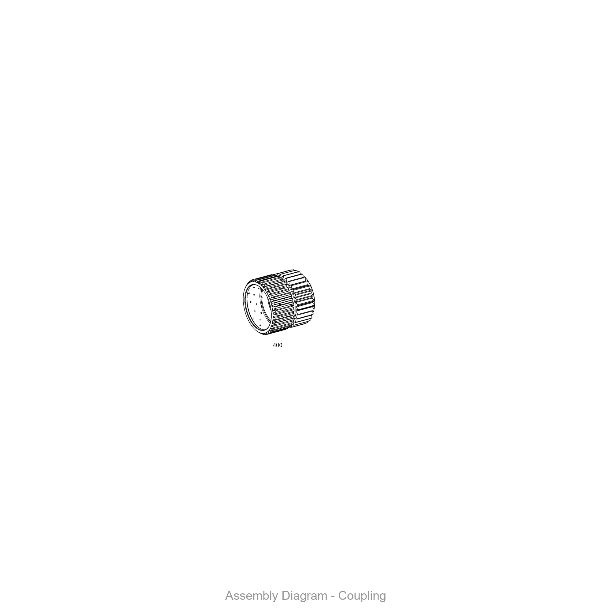 ZF 4646.151.467 COUPLING 鈥?WG 250/WG 260/WG 310 Series